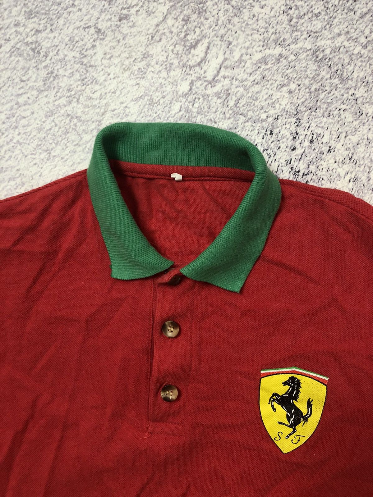 NASCAR Vintage men’s polo Ferrari size S y2k casual Size US S / EU 44-46 / 1 - 4 Thumbnail