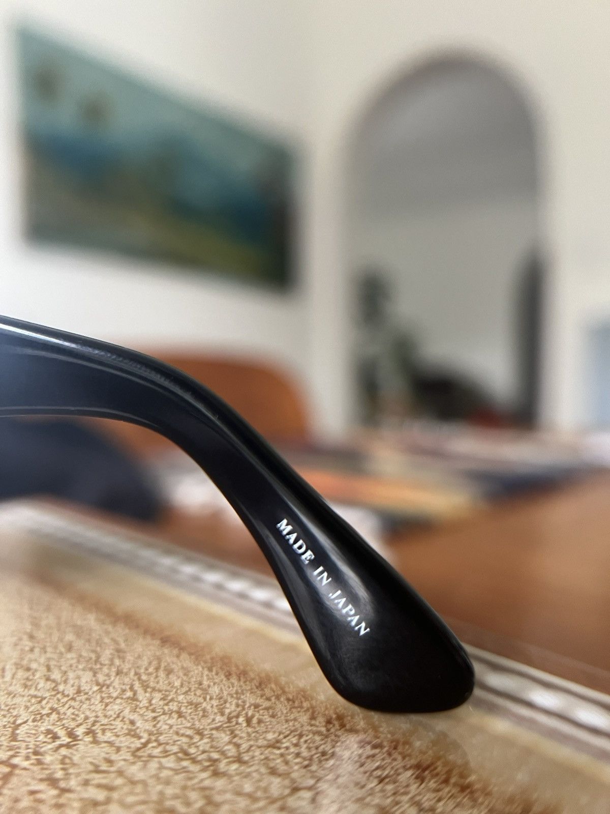 Dries Van Noten × Linda Farrow Dries Van Noten Sunglasses in Black Size ONE SIZE - 10 Thumbnail