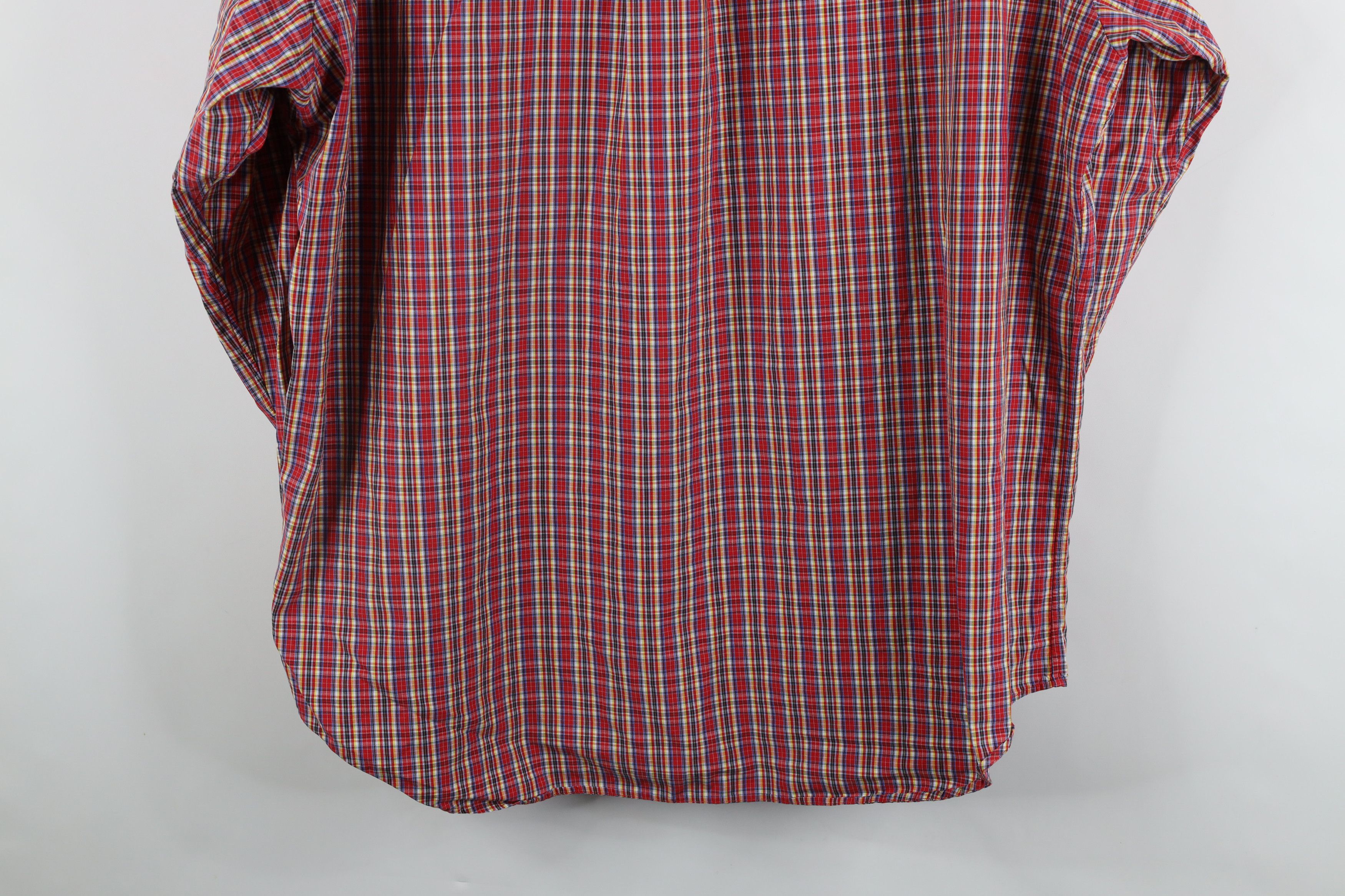 Ralph Lauren × Vintage Vintage 90s Ralph Lauren Rainbow Plaid Button Down Shirt Size US XL / EU 56 / 4 - 9 Thumbnail