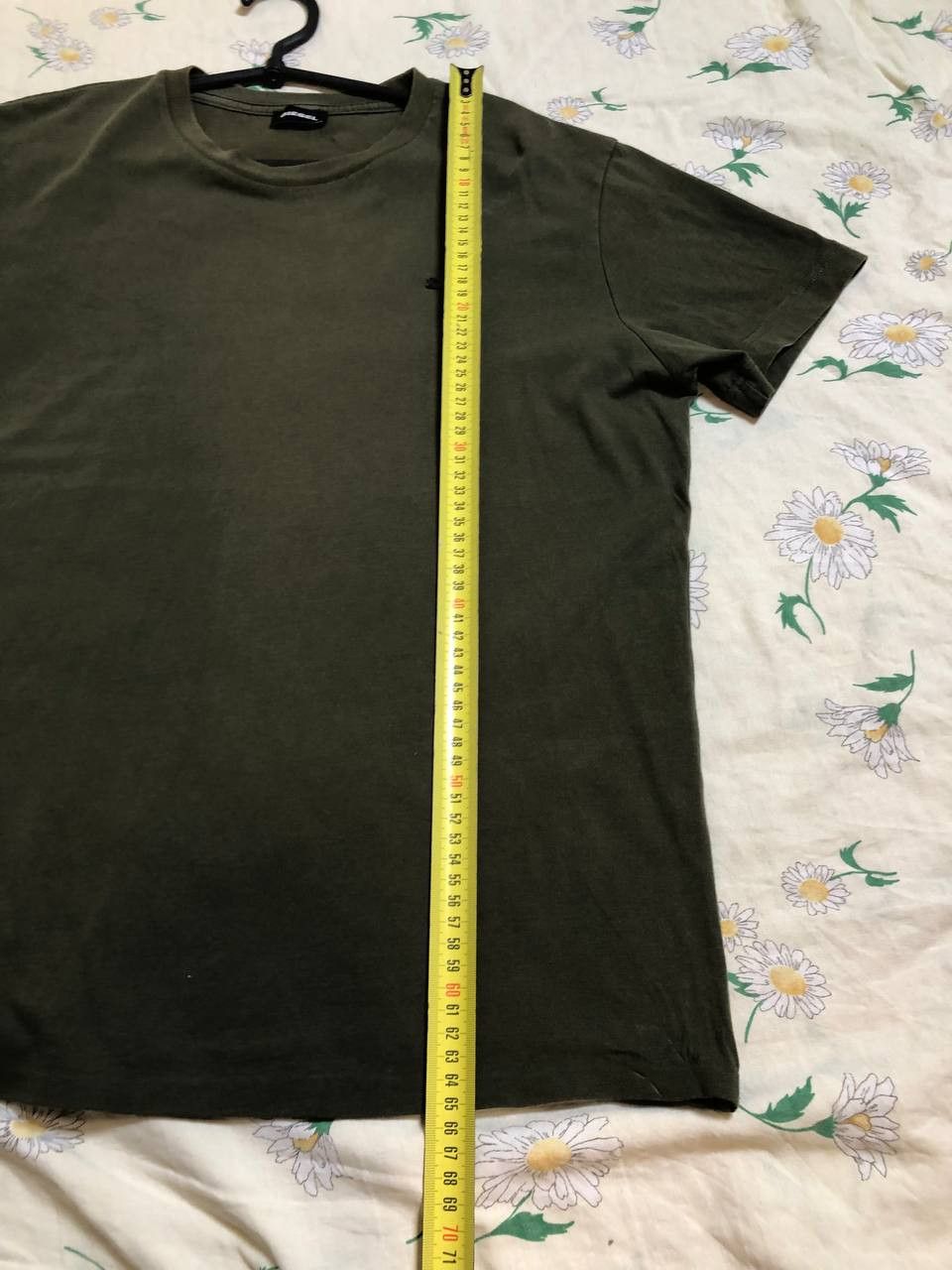 Diesel Luxury Diesel Big Logo Green Y2K Designer Tee Size XL Size US XL / EU 56 / 4 - 7 Thumbnail