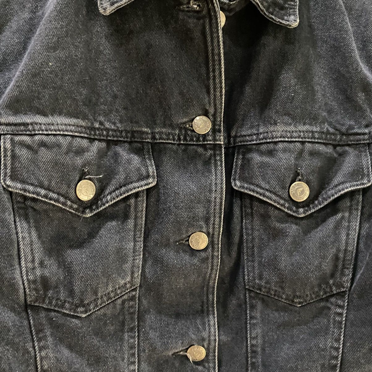 Giorgio Armani Vintage Giorgio Armani Jeans Denim Jacket Sherpa size XS Size US XS / EU 42 / 0 - 10 Thumbnail