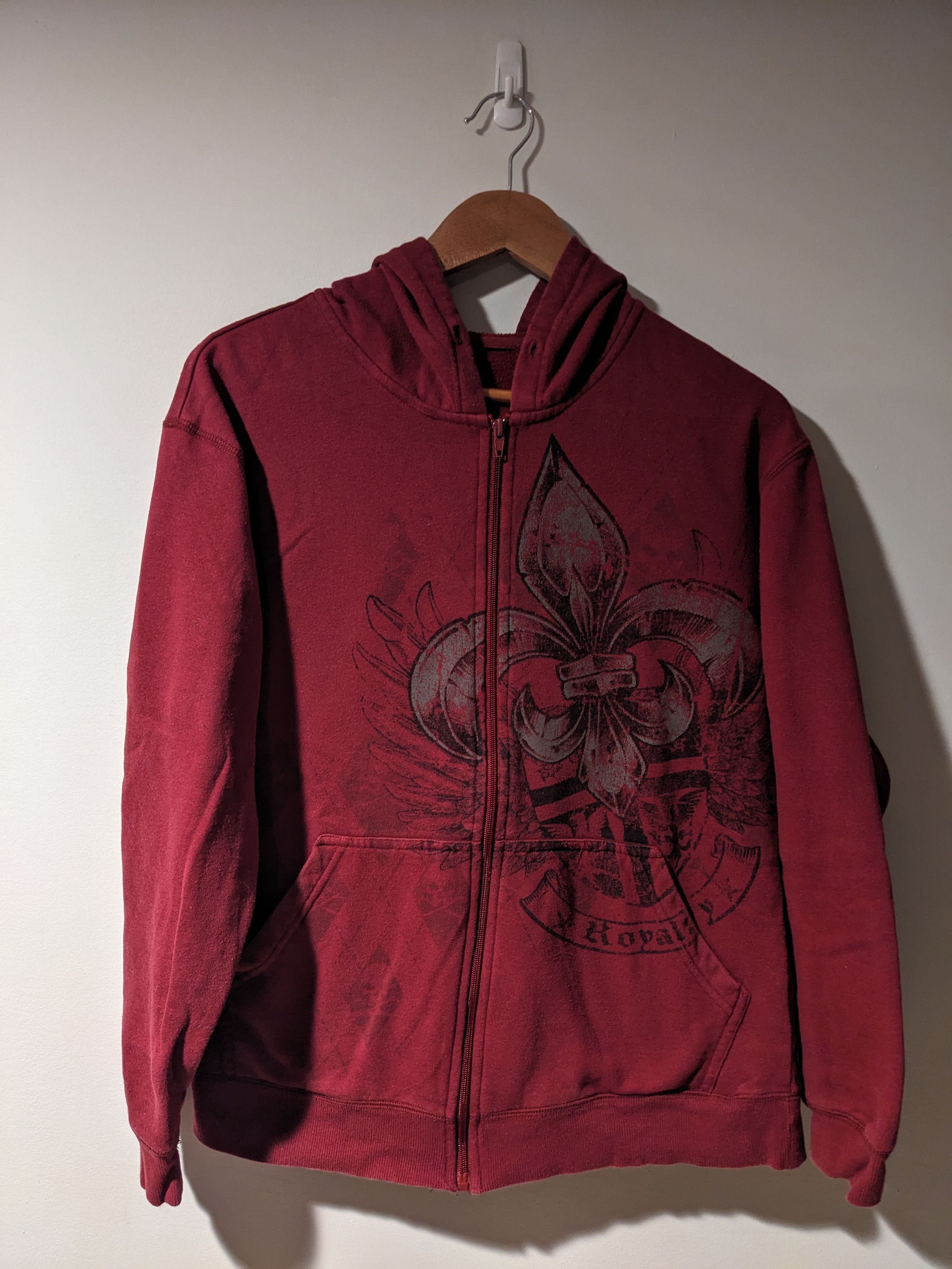 Affliction × Vintage Vintage Y2K Affliction Inspired Rebellion Full Zip Hoodie Size US S / EU 44-46 / 1 - 4 Thumbnail