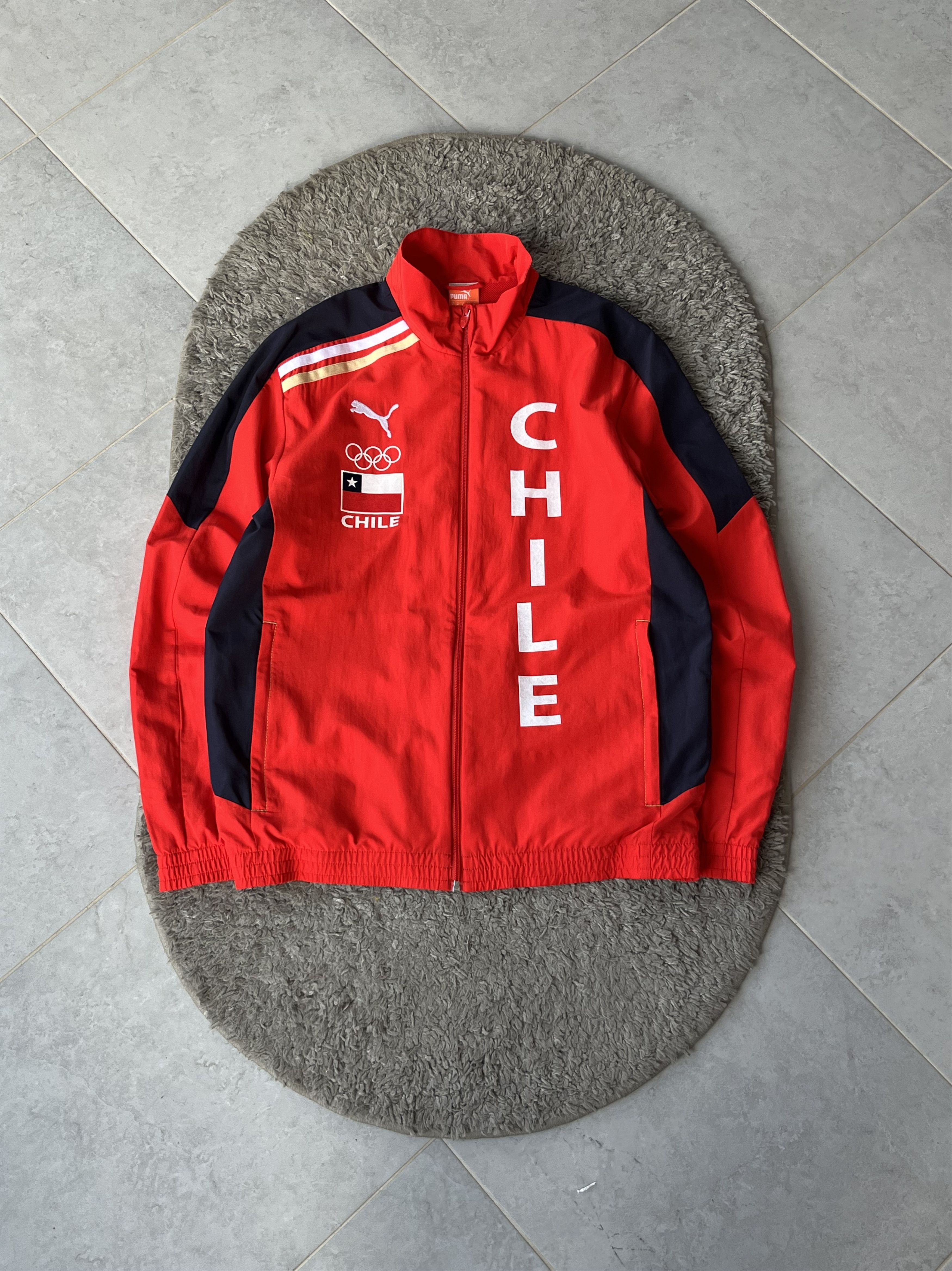Puma PUMA x CHILE National Team Vintage Sportwear Nylon Jacket Size US M / EU 48-50 / 2 - 1 Thumbnail