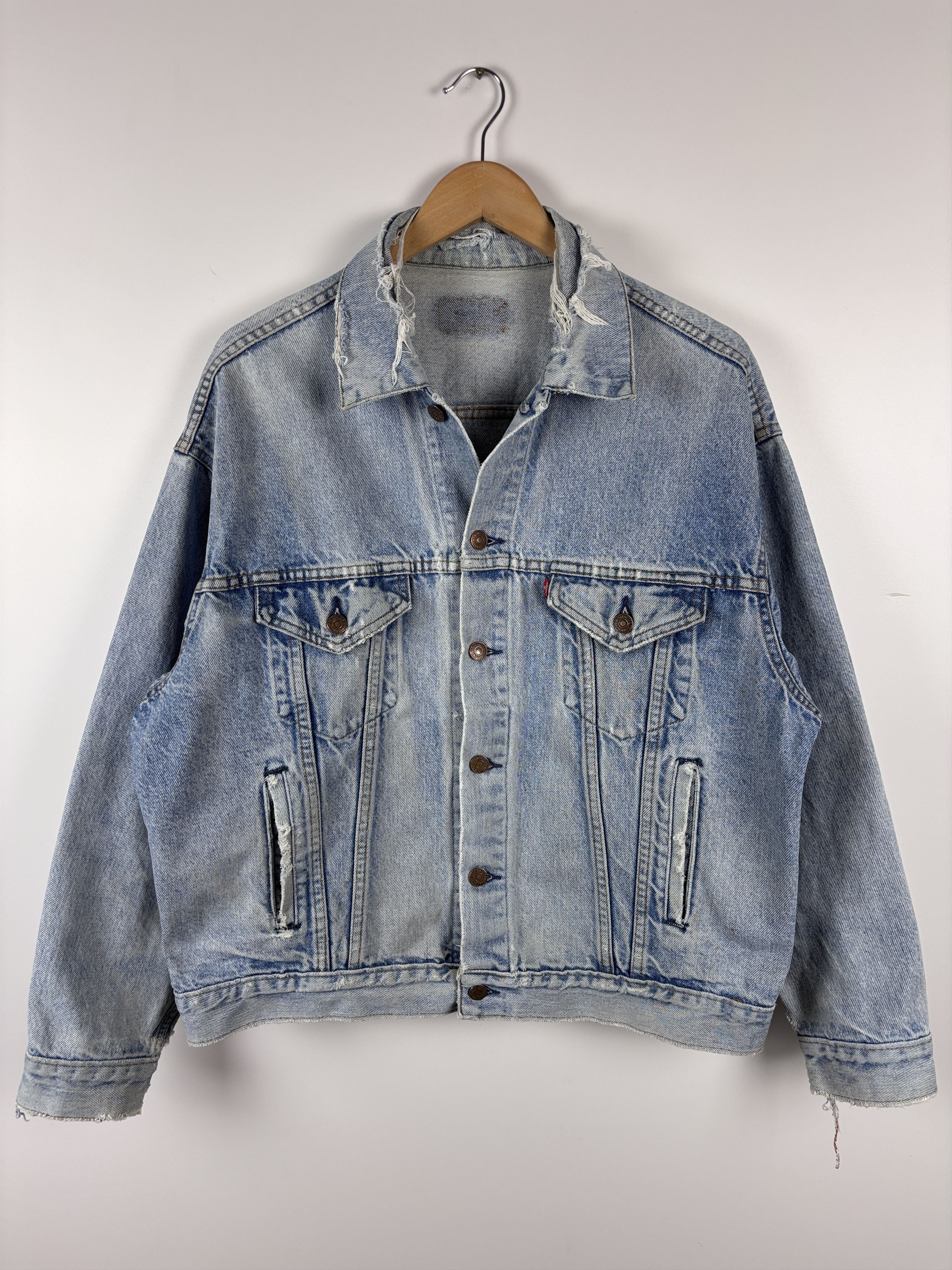 Levi's × Levi's Vintage Clothing Vintage Levis Denim Jacket Jean Trucker Made In USA L Size US L / EU 52-54 / 3 - 1 Thumbnail