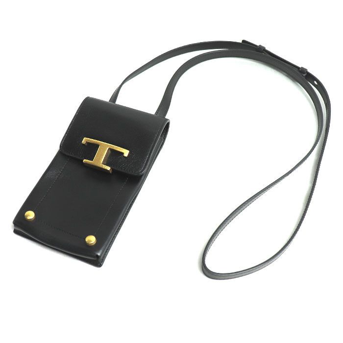 Tod's Tod's Tod’s T Timeless Calfskin Phone Pouch Leather Phonecase XAWTSAOV302RORB999 DUTY FREE for USA Size ONE SIZE - 1 Thumbnail