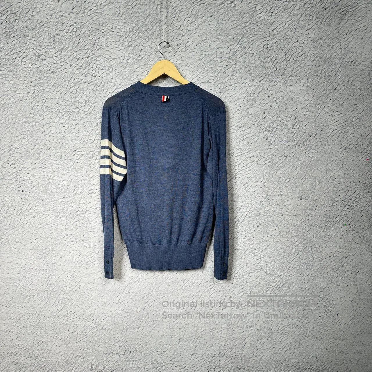Thom Browne thom browne spring autumn v-neck cardigan. Size US S / EU 44-46 / 1 - 2 Thumbnail