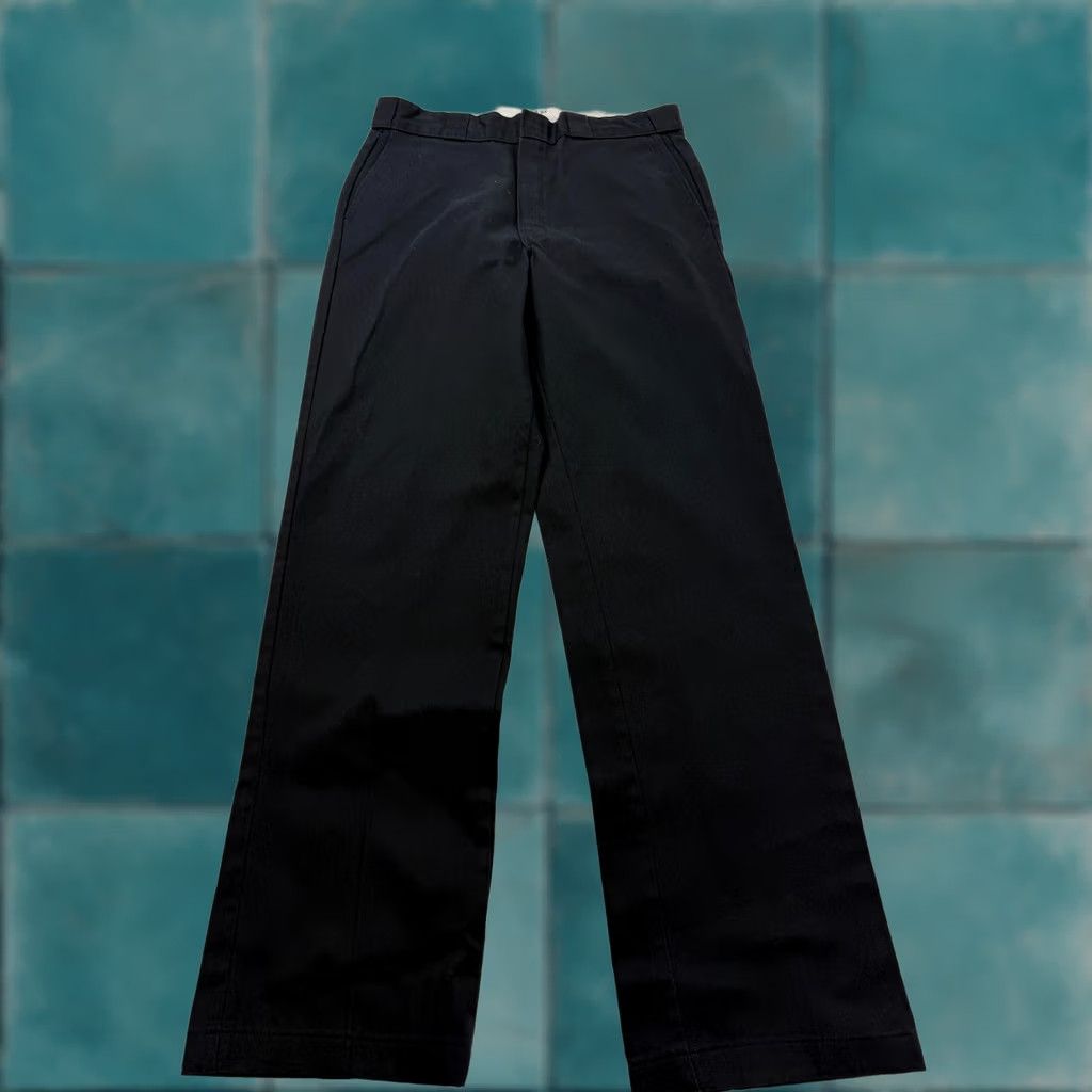 Dickies Dickies 874 Pants Mens 33x33 Black Regular Fit Chino Straight Leg Workwear Size US 33 - 1 Thumbnail