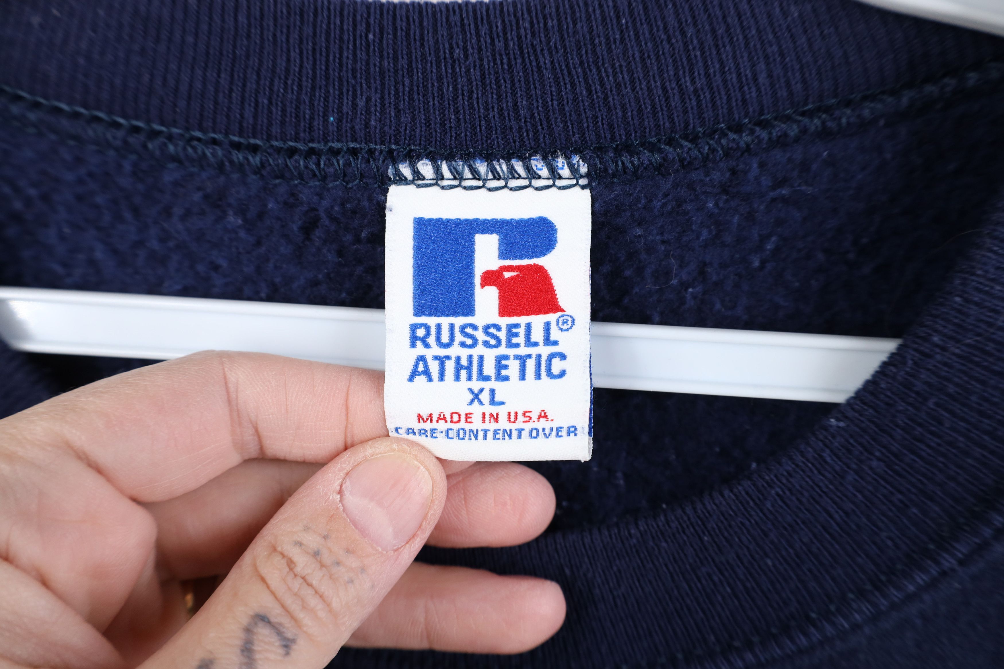 Russell Athletic Vintage 90s Russell Athletic State University Dad Sweatshirt Size US XL / EU 56 / 4 - 8 Thumbnail