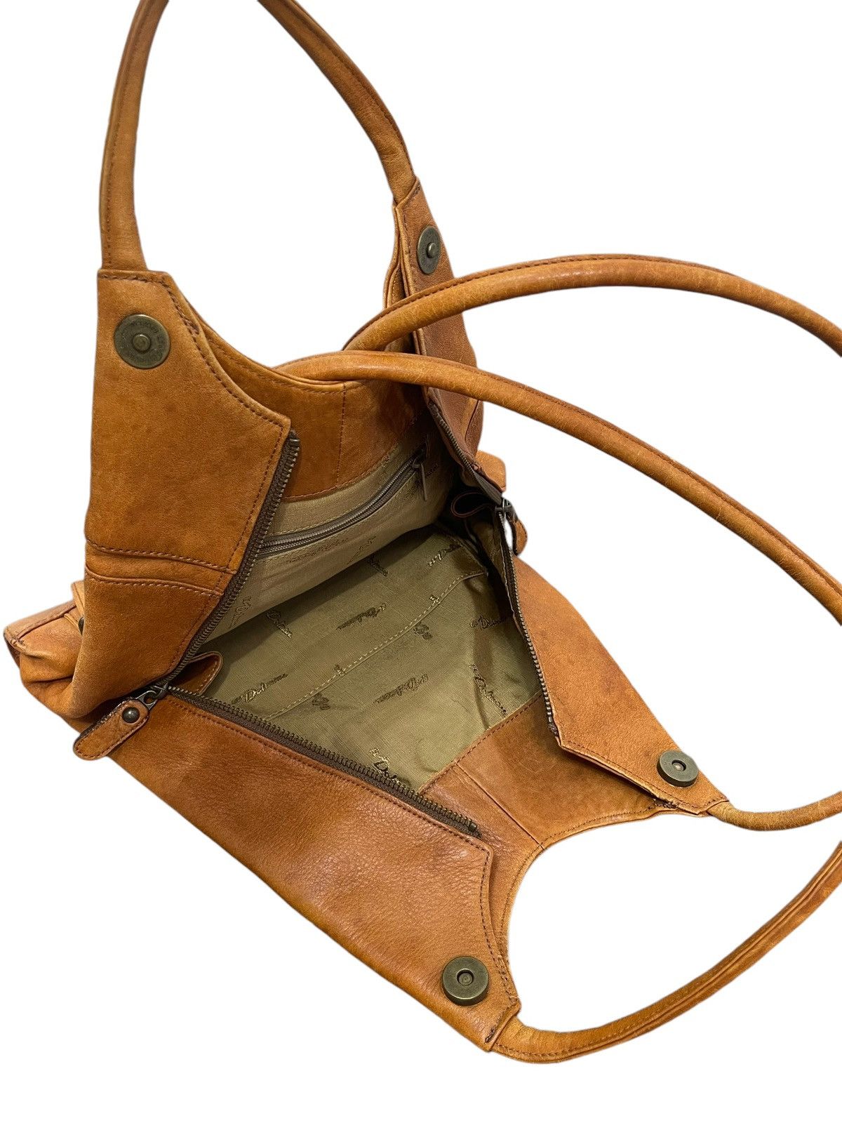 Japanese Brand Full Leather Vtg El Domain Backpack Bag 1🟩1 Size ONE SIZE - 16 Thumbnail