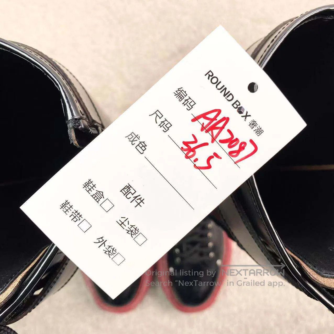 Alexander McQueen Alexander Mcqueen Black and red thick-soled lace-up high b Size US 6 / IT 36 - 8 Thumbnail
