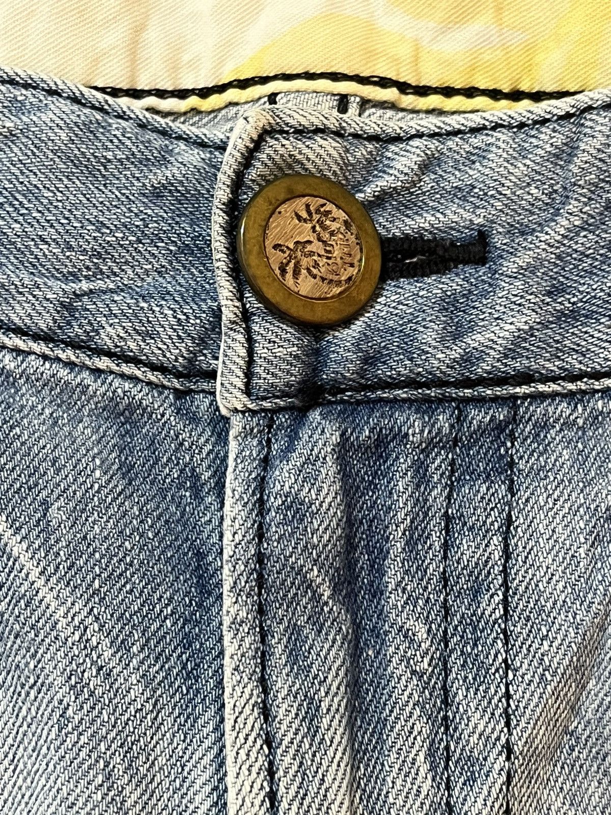 Edwin Vintage Edwin Blue Trip Flare Faded Distressed Denim Size US 35 - 11 Thumbnail