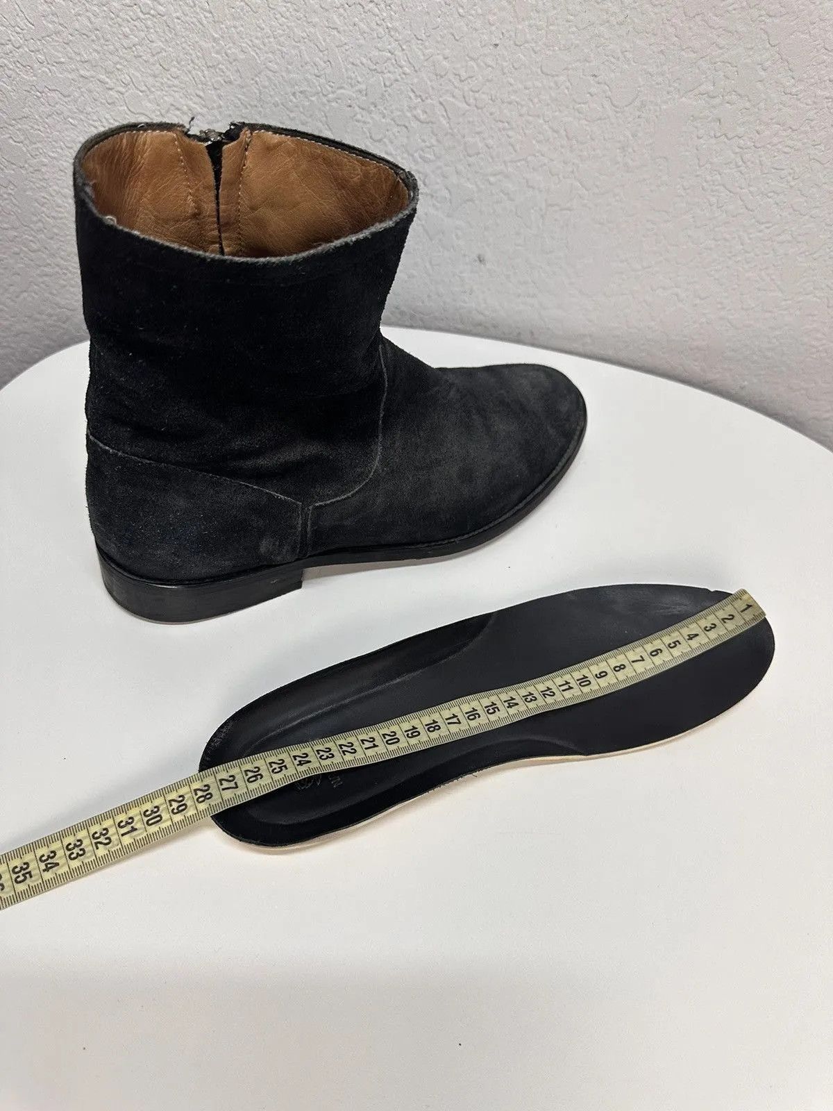 Genuine Leather VIntage Meltal Zip Italy Leather Mens Boots AS 98 Style Size US 8.5 / EU 41-42 - 13 Thumbnail