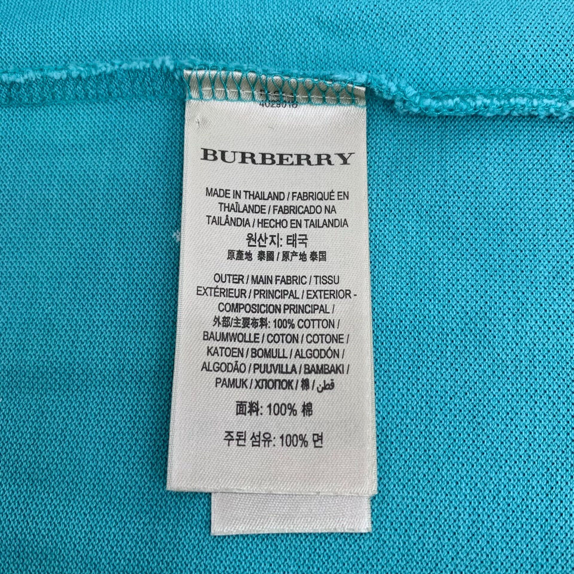 Burberry Burberry Green Knight Embroidery Short-Sleeve Polo Size US S / EU 44-46 / 1 - 6 Thumbnail