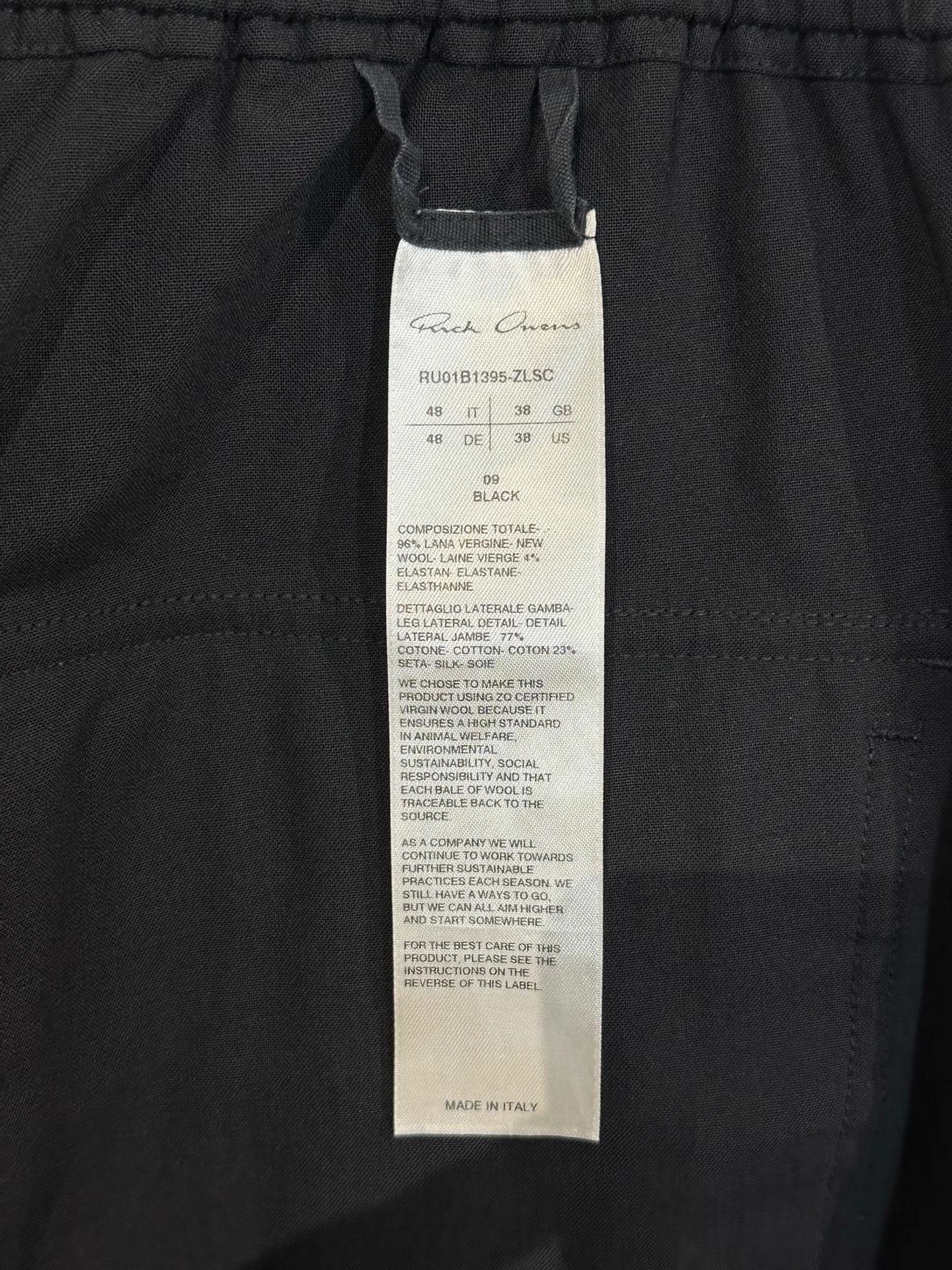 Rick Owens Rick Owens Mainline Webbing Capri Pants K35 Size US 32 / EU 48 - 6 Thumbnail