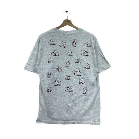 Vintage Vtg COASTAL CONCEPTS Cow Sex Position Cartoon Tee Shirt Size US M / EU 48-50 / 2 - 4 Thumbnail