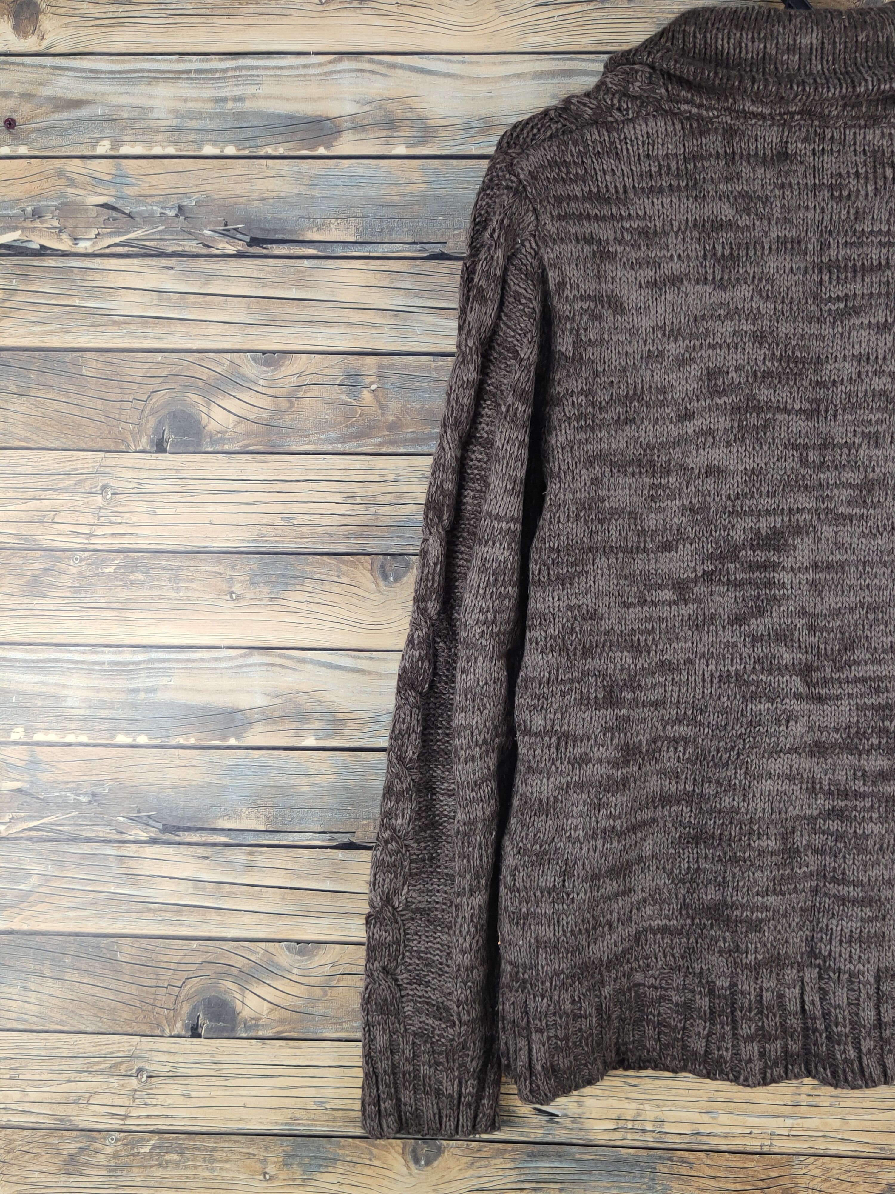 Takeo Kikuchi TK Mixpice Dark Brown Knitwear Cardigan #W1250 Size US M / EU 48-50 / 2 - 8 Thumbnail
