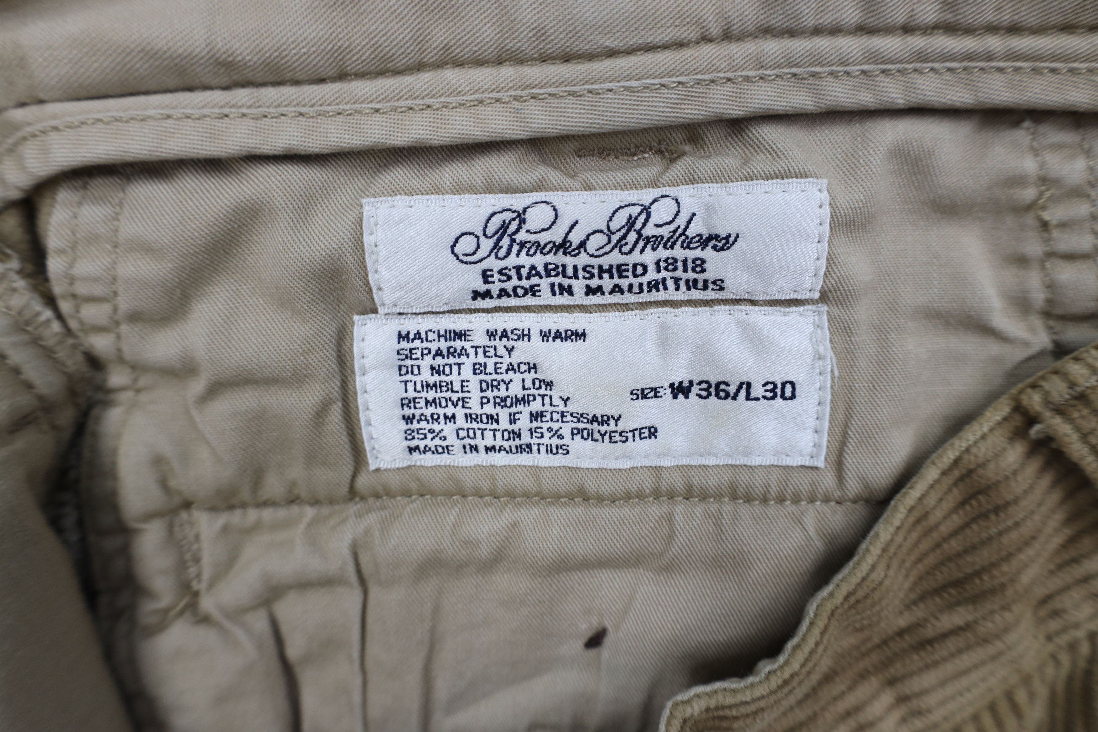 Brooks Brothers Vintage 70s 80s Brooks Brothers Wide Leg Corduroy Pants Size US 36 / EU 52 - 8 Thumbnail