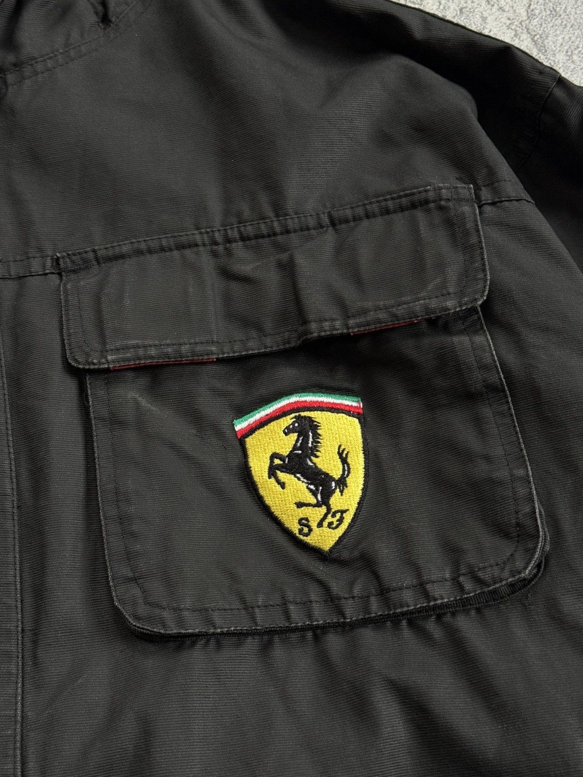 Ferrari Ferrari L/size waxed cotton vintage anorak jacket retro 90s Size US L / EU 52-54 / 3 - 15 Thumbnail