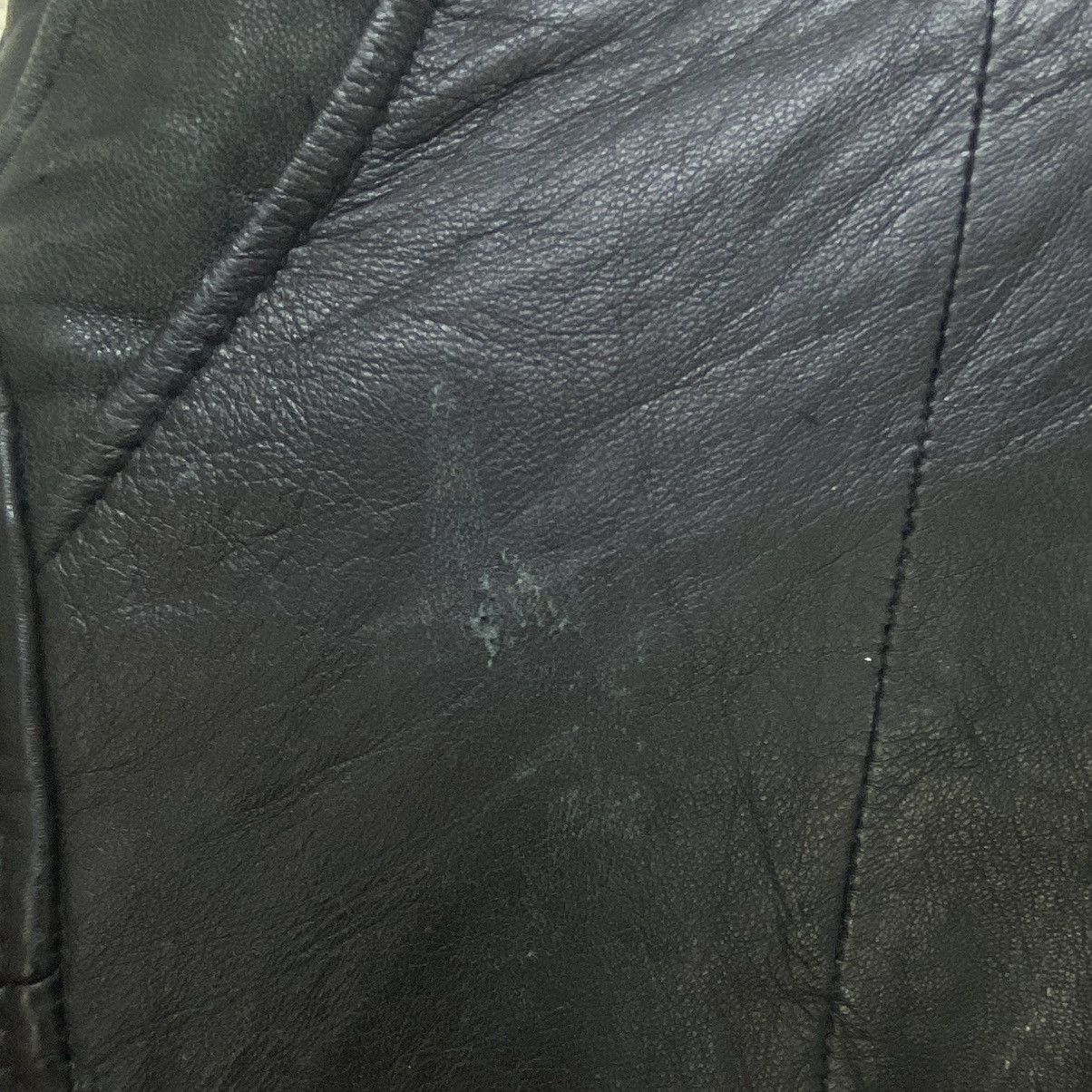 Genuine Leather × Japanese Brand × Leather Japanese Brand Double Collar Leather Jacket Size US XS / EU 42 / 0 - 17 Thumbnail