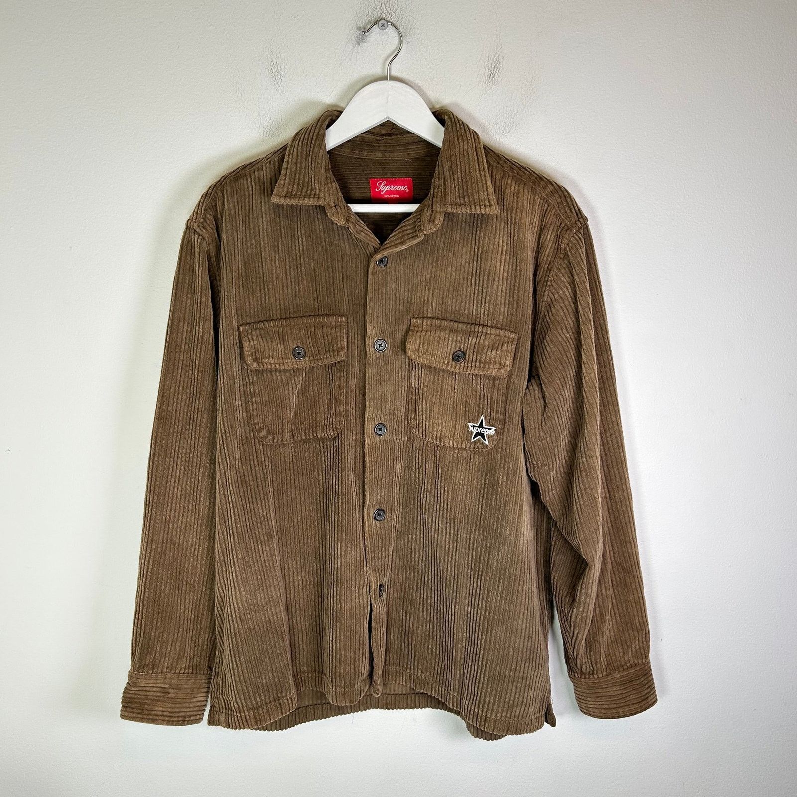 Supreme Wide Wale Corduroy Snap Shirt | Grailed