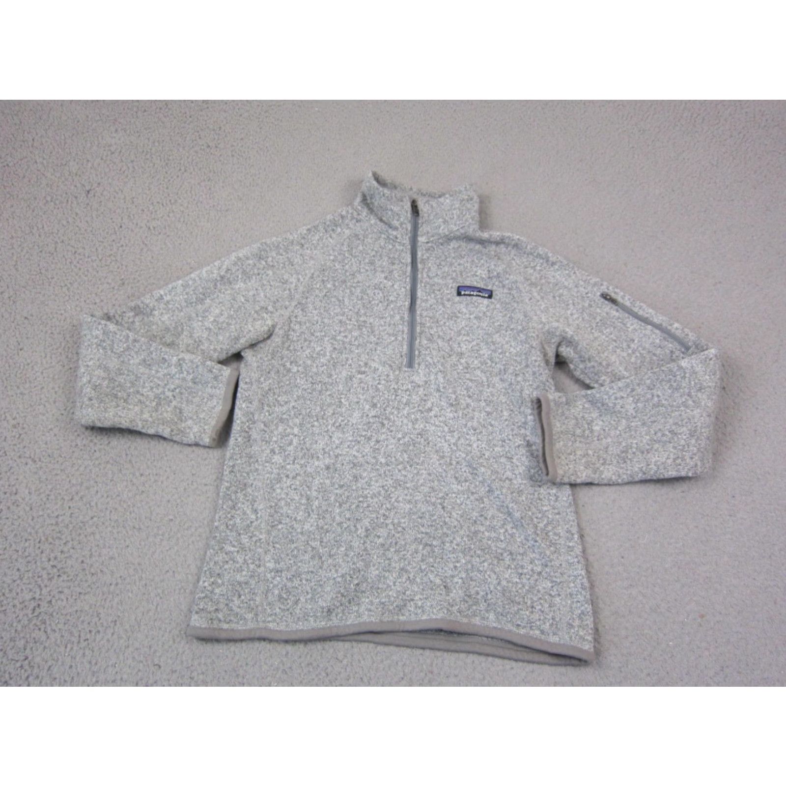 Patagonia Patagonia Better Sweater Womens Small Gray Fleece Pullover 1/2 Zip Jacket 80s 90s Outdoor Hiking Mens Womens B Size S / US 4 / IT 40 - 2 Thumbnail