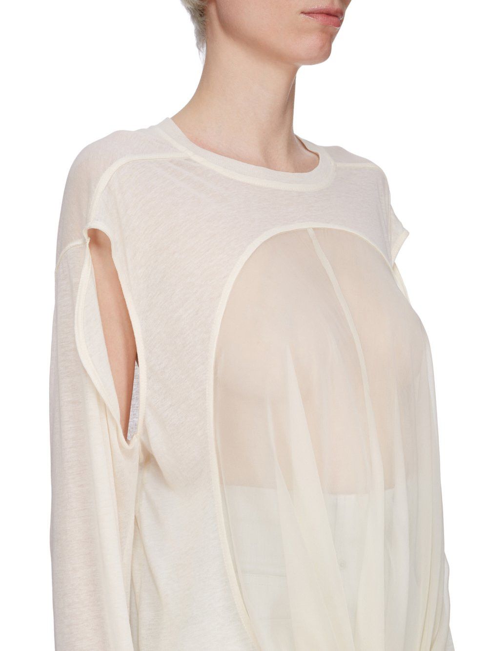 Rick Owens BNWT SS25 RICK OWENS "HOLLYWOOD" DRAIN T TSHIRT 40 Size S / US 4 / IT 40 - 12 Thumbnail