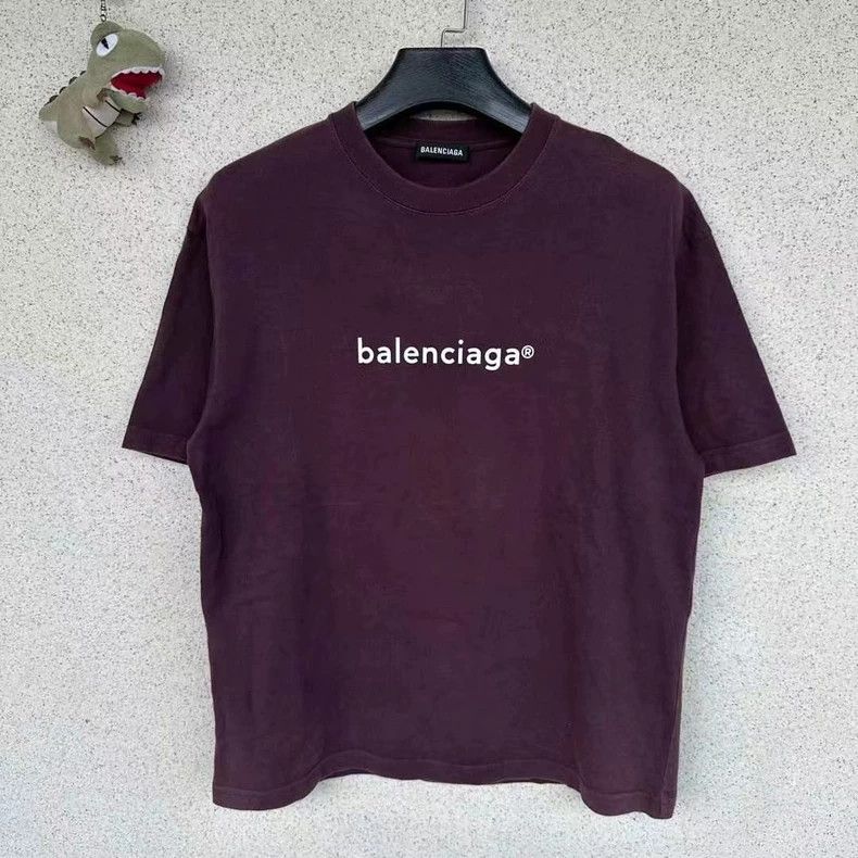 Balenciaga Balenciaga Purple mailbox short sleeves Size US S / EU 44-46 / 1 - 1 Thumbnail