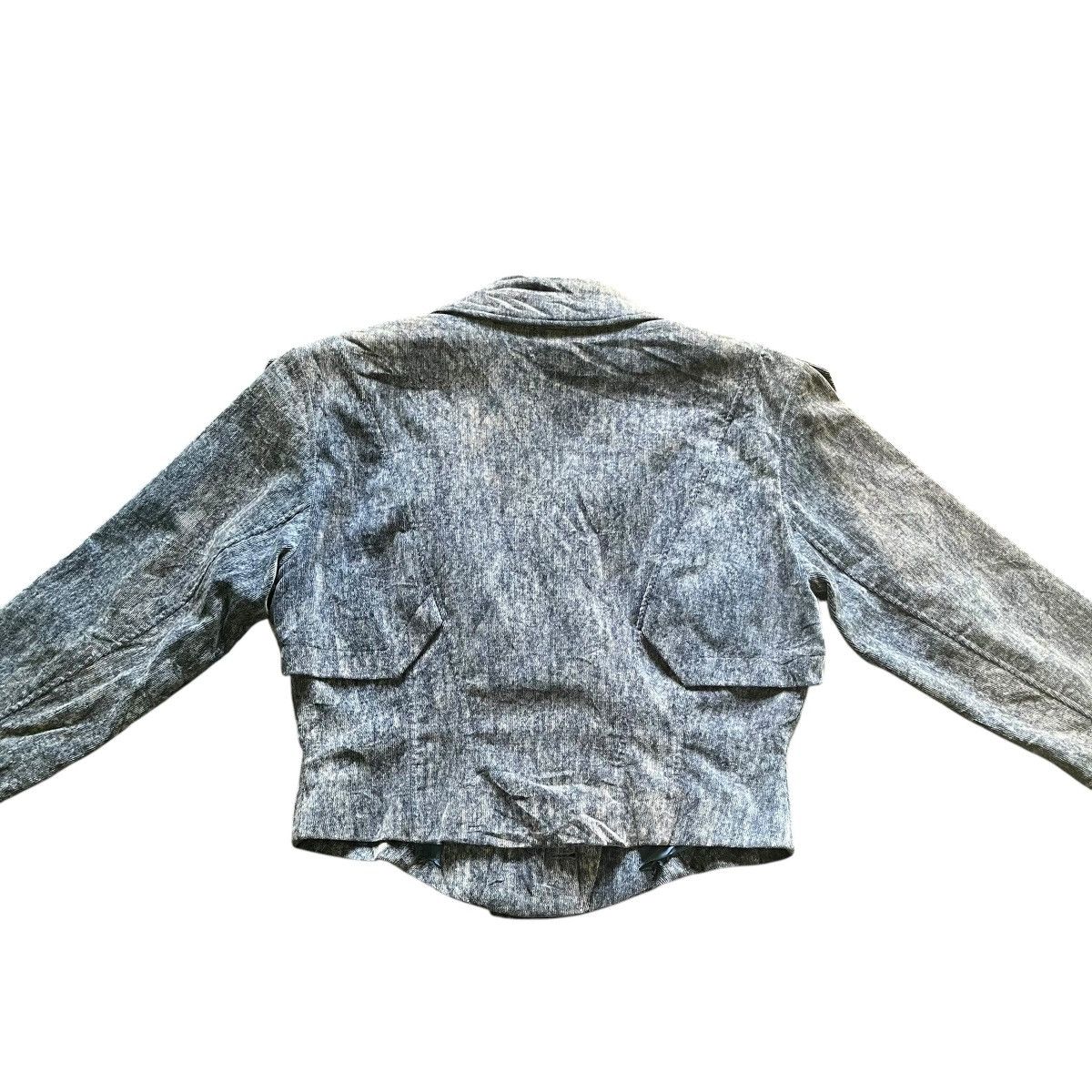 If Six Was Nine JAPANESE BRAND MUD BLUE WASH CROP TOP JACKET Size M / US 6-8 / IT 42-44 - 12 Thumbnail