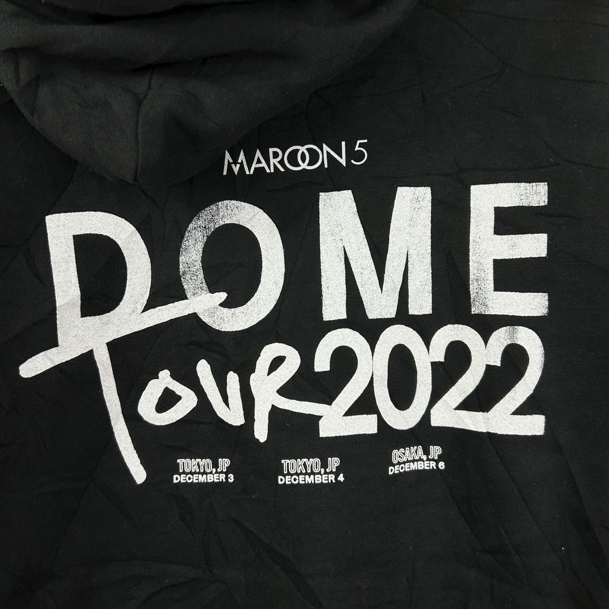 Vintage Maroon 5 Dome Tour 2022 Japan Black Hoodie Size US M / EU 48-50 / 2 - 7 Thumbnail