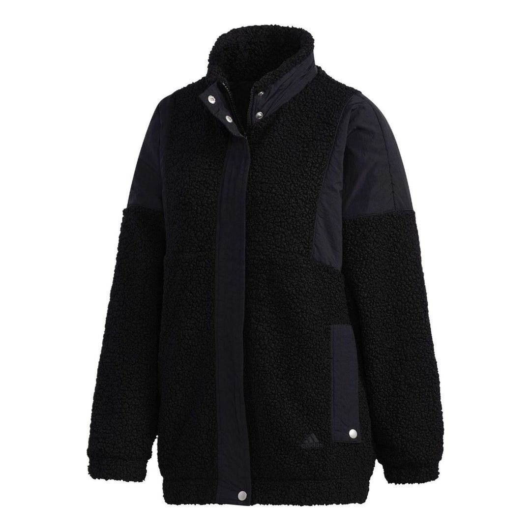 Adidas × Alexander Wang Adidas Three Strip Logo Women's Sherpa Jacket Size M / US 6-8 / IT 42-44 - 4 Thumbnail