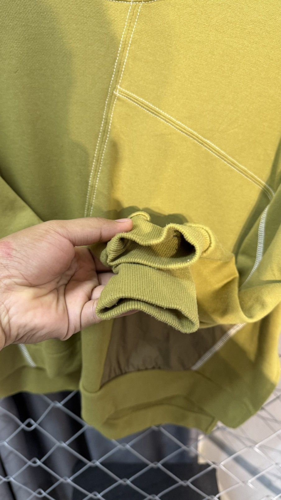 Beams Japan BEAMS HEART JAPAN SWEATSHIRT CROP 3D POCKET SWEATSHIRT GREEN Size M / US 6-8 / IT 42-44 - 11 Thumbnail