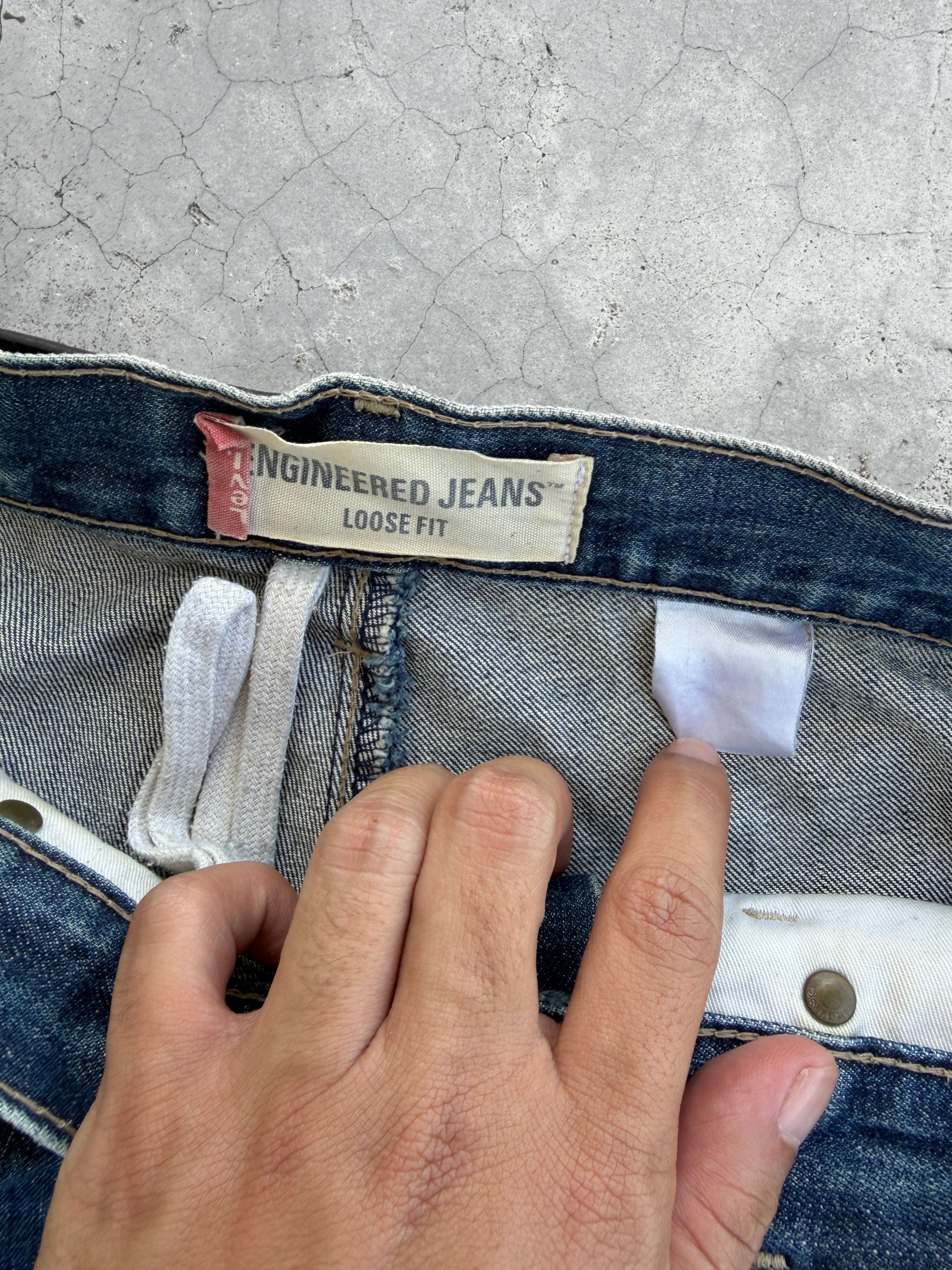 Levi's Y2K Levis Engineered Distressed Jeans Size US 34 / EU 50 - 14 Thumbnail