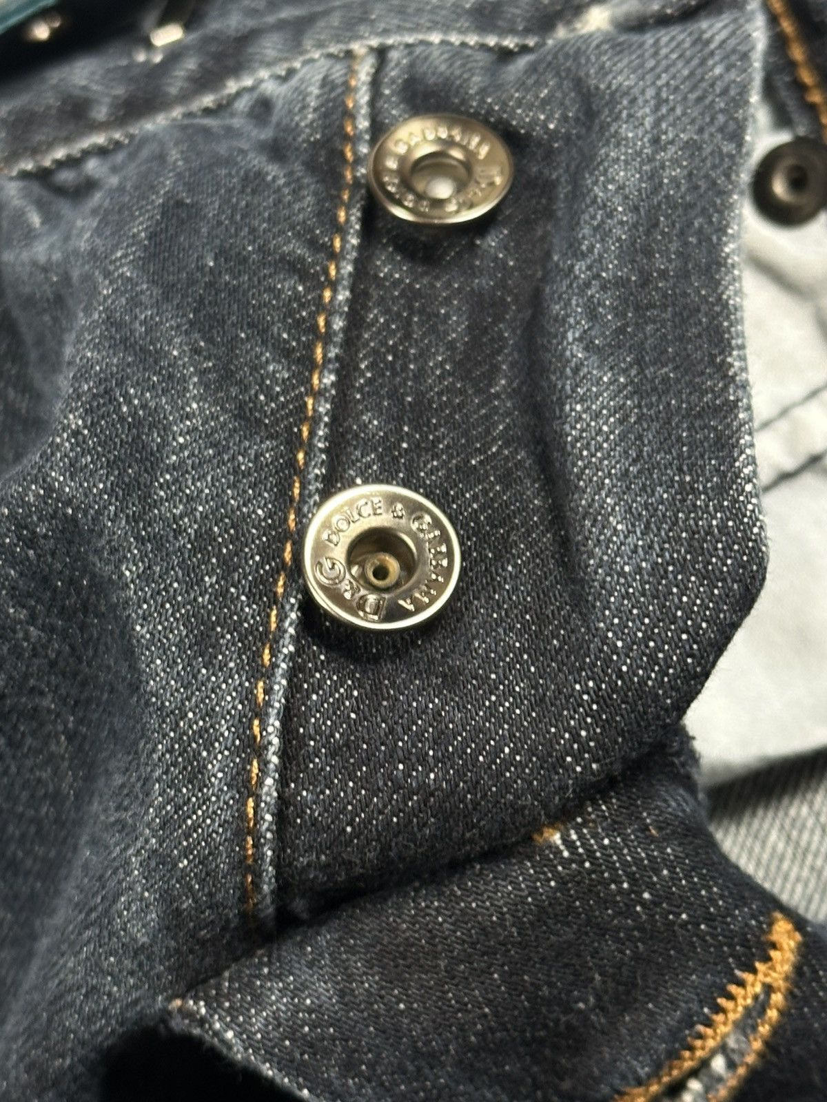 Dolce & Gabbana F/W2004 Dolce & Gabbana Biker Straight Leg Blue Denim Jeans Size US 36 / EU 52 - 14 Thumbnail