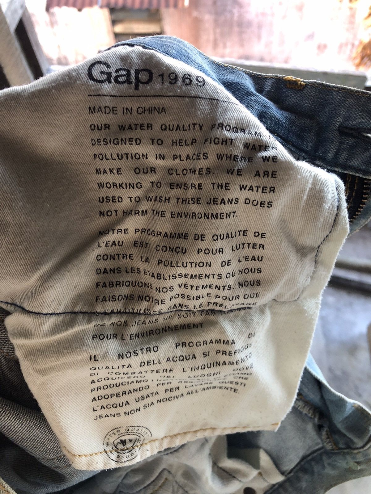 Gap × If Six Was Nine VINTAGE GAP1969 DISTRESSED DENIM Size US 32 / EU 48 - 7 Thumbnail