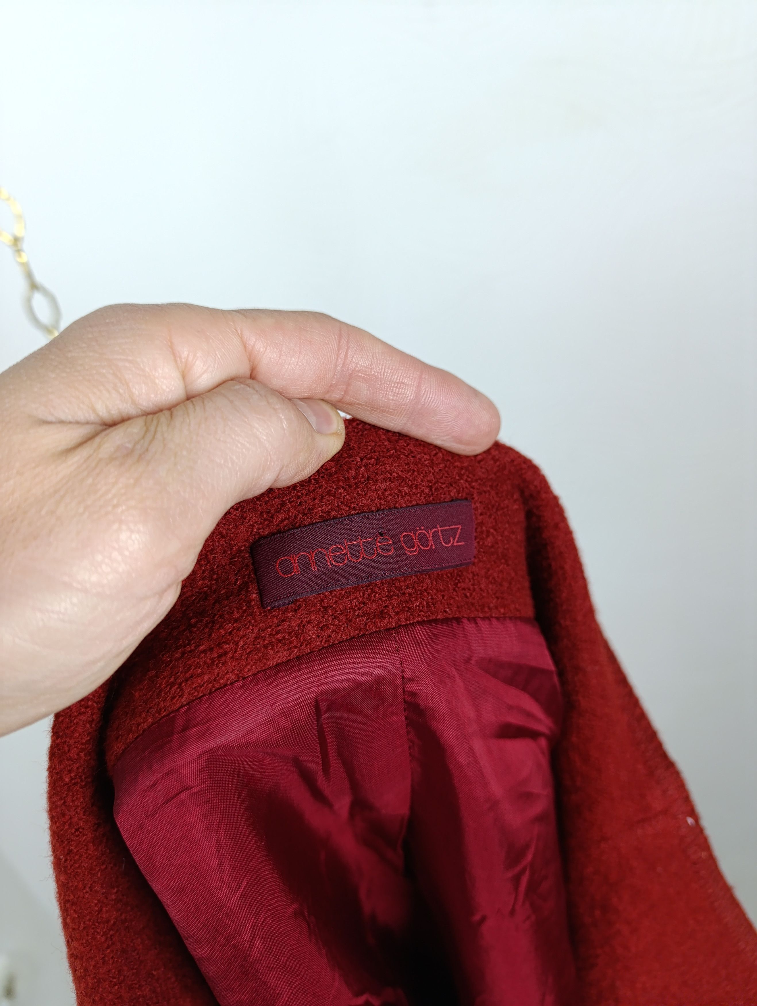 Annette Gortz ANNETTE GORTZ AVANT-GARDE WOOL JACKET Size M / US 6-8 / IT 42-44 - 15 Thumbnail