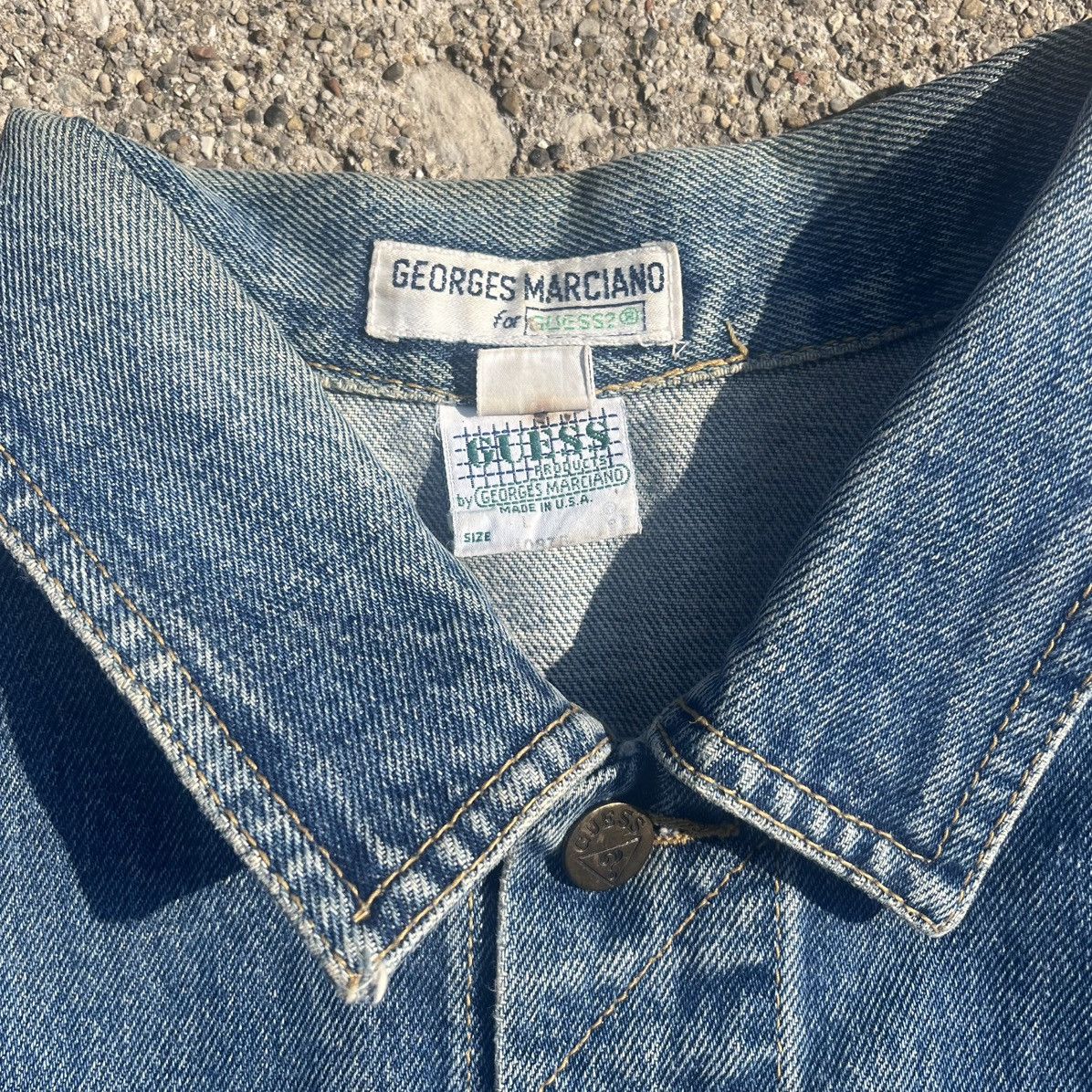 Georges Marciano × Guess × Vintage Vintage 1980s Georges Marciano by Guess denim jacket Size US L / EU 52-54 / 3 - 5 Thumbnail