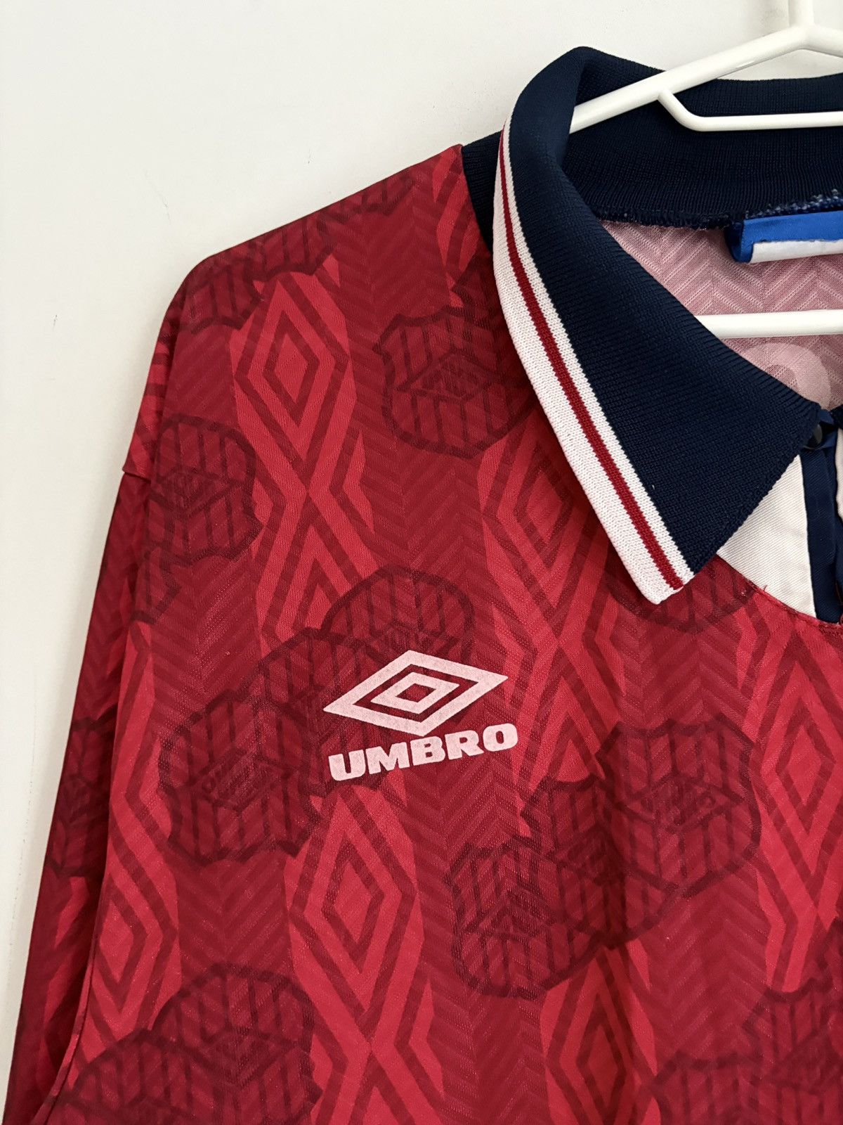 Umbro Rare 1992-94 Umbro Woolton FC Match Worn Style Jersey XL Size US XL / EU 56 / 4 - 5 Thumbnail