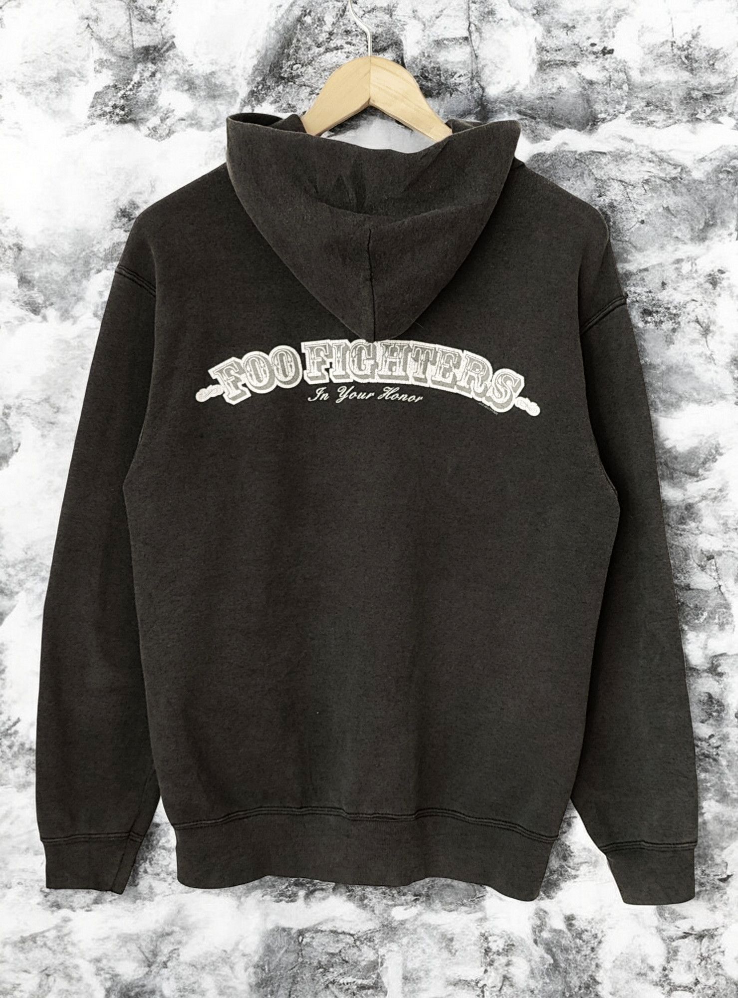 Band Tees × Vintage Foo Fighters In Your Honor VTG 2005 Y2K Vintage Zip Hoodie Size US S / EU 44-46 / 1 - 1 Thumbnail
