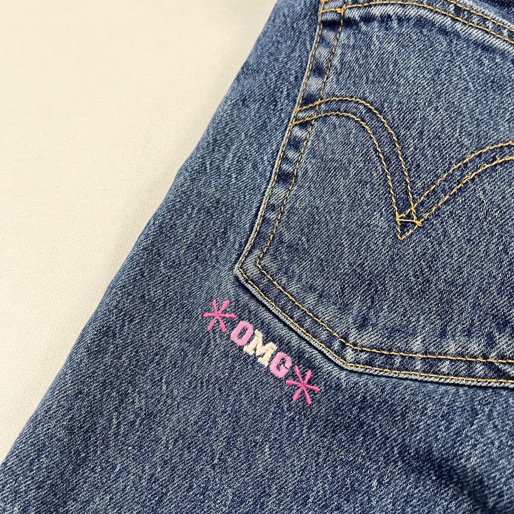 Levi's Levi's Ribcage Wide-Leg Jeans Size 26 W26 L28 Blue Denim Embroidered Skate Y2K Womens Size 26" / US 2 / IT 38 - 5 Thumbnail