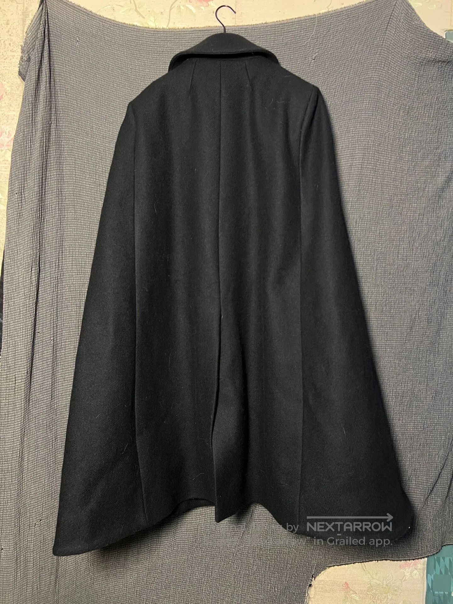 Rick Owens Rick Owens 23FW Oversized Wool Cape Coat. Size US S / EU 44-46 / 1 - 4 Thumbnail