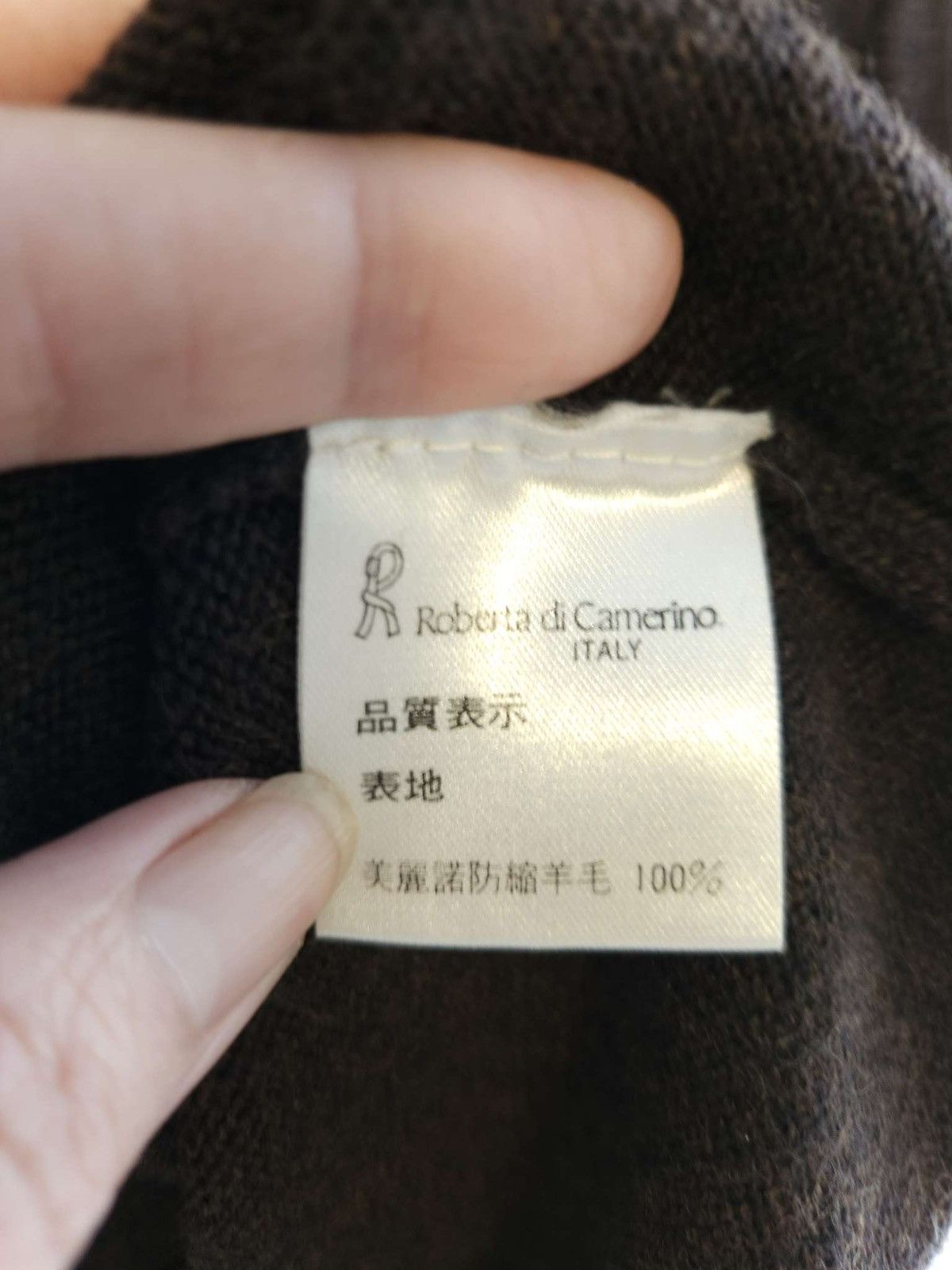 Roberta di Camerino × Vintage Vintage 100%Merino Superwash Wool Embroidery Vest By Roberta Size M / US 6-8 / IT 42-44 - 10 Thumbnail