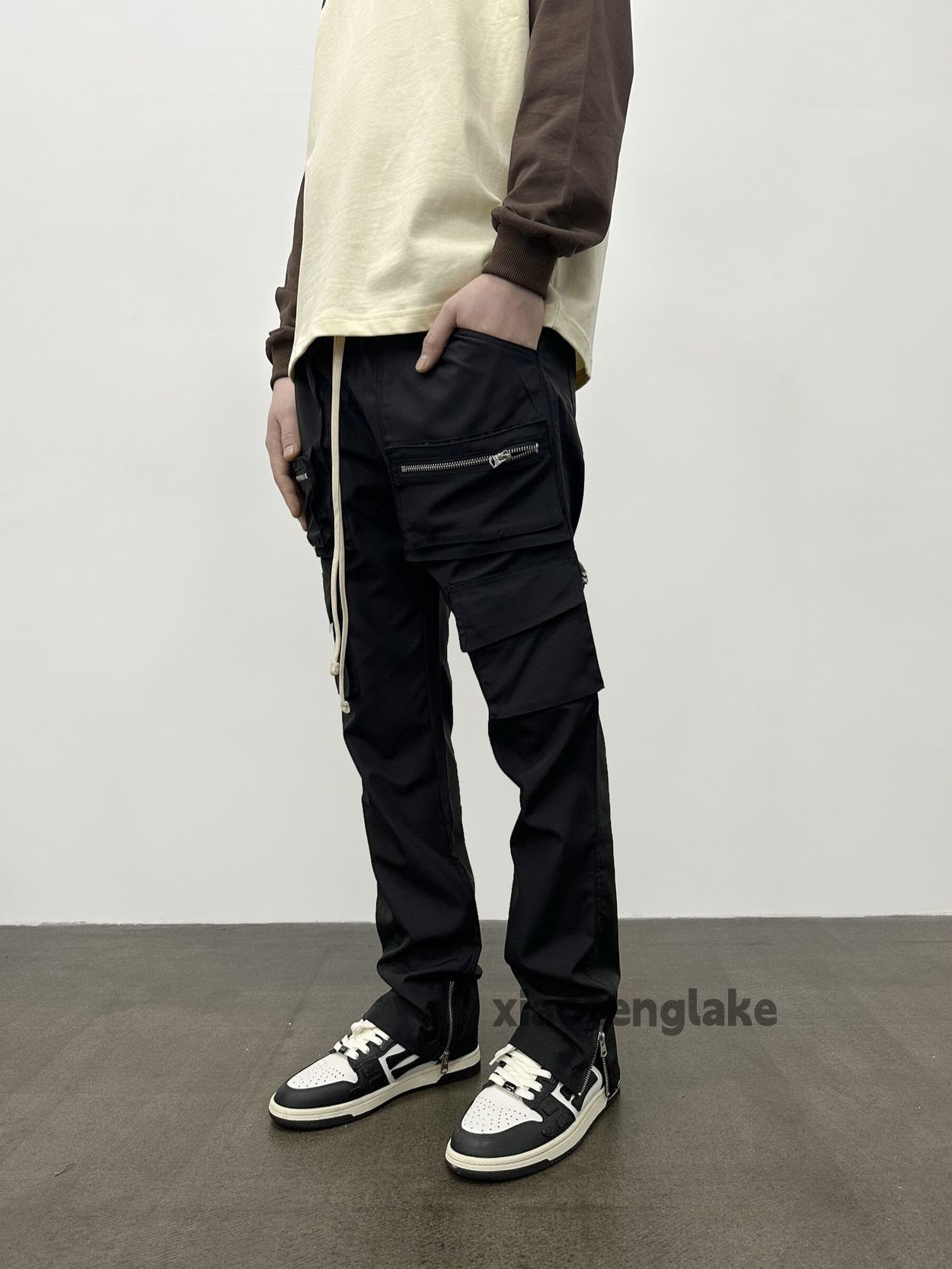 Designer × Japanese Brand × Vintage zipper punk grunge bootcut utility tactical pants Size US 32 / EU 48 - 5 Thumbnail