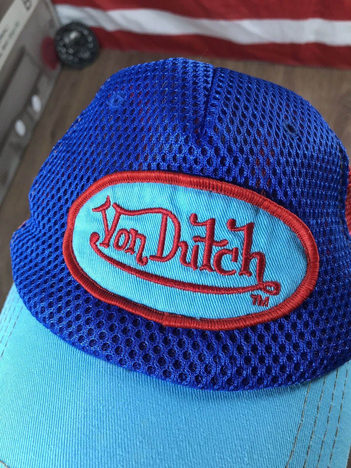Vintage × Von Dutch Vintage Von Dutch Cap Hat Rare Size 32 - 5 Thumbnail