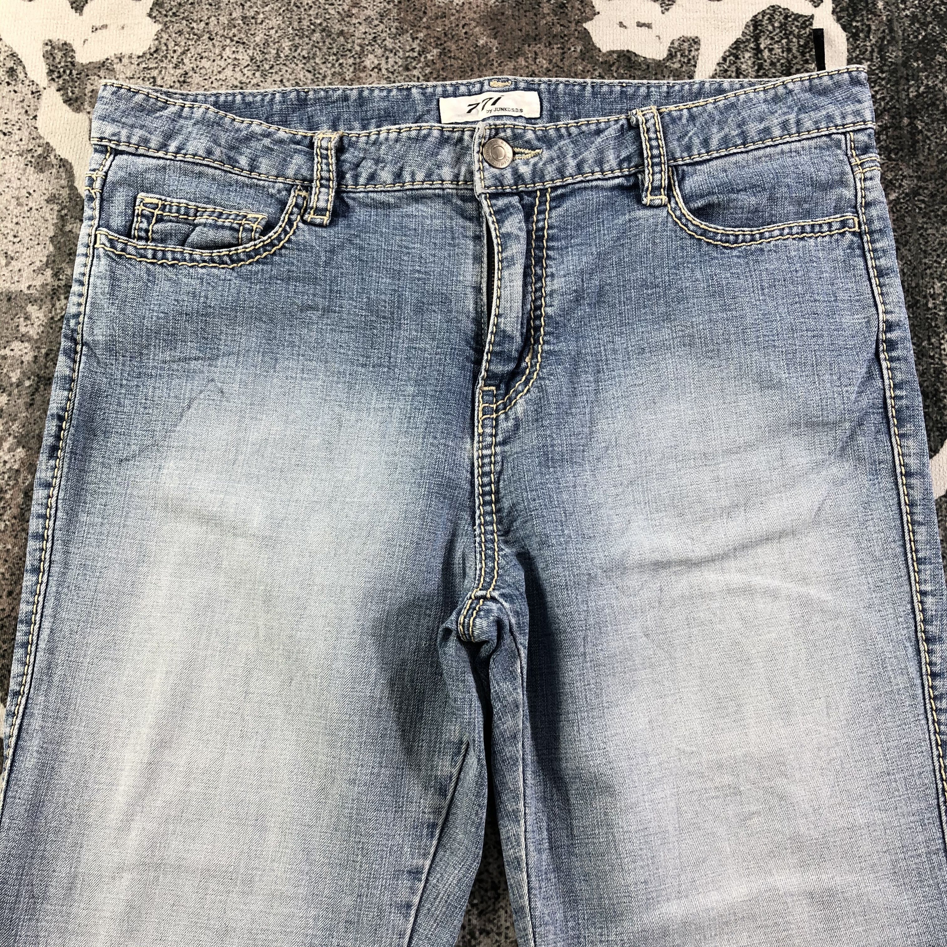 Junko Shimada Junko Shimada Jeans Flare Denim KJ1678 Size 33" - 3 Thumbnail