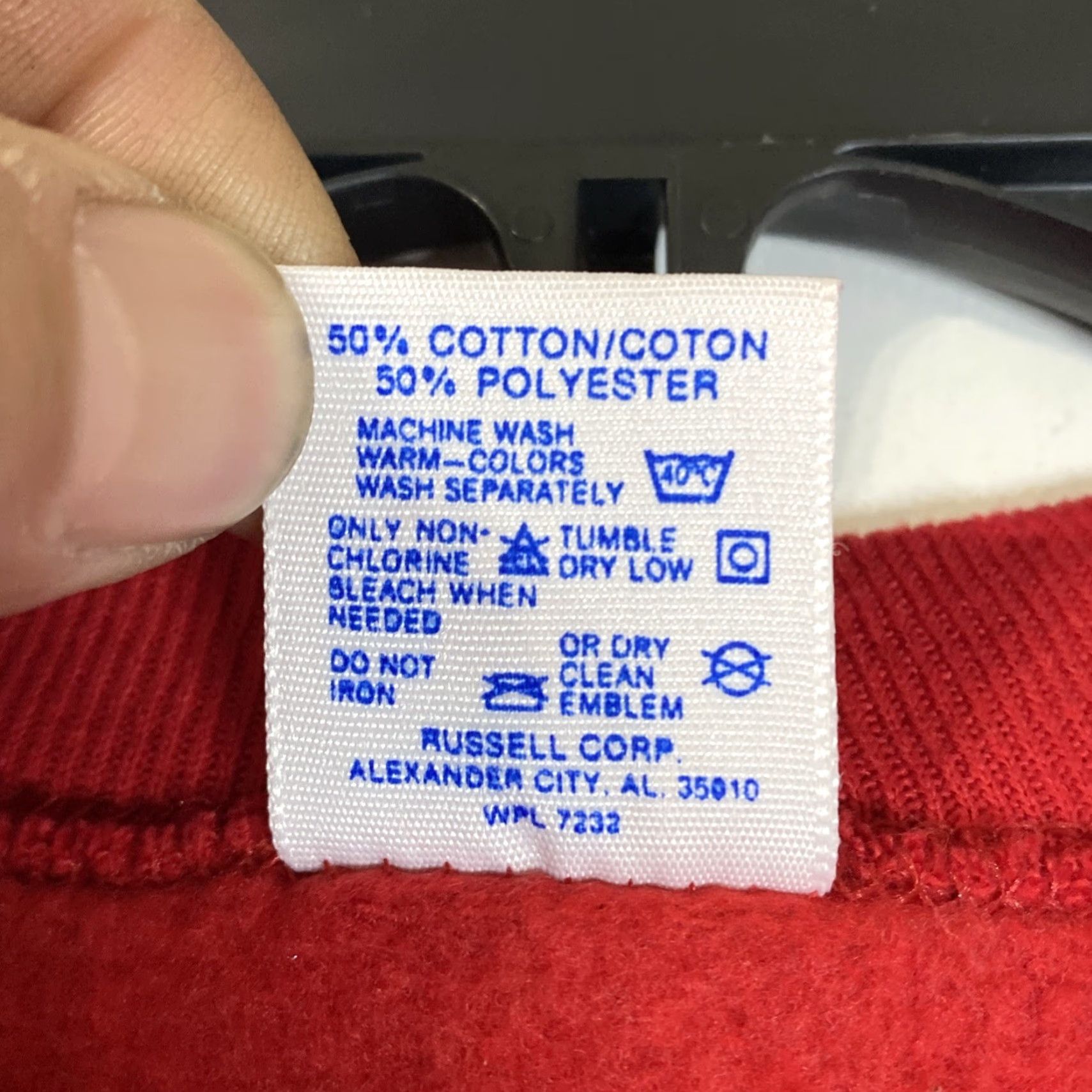 Jerzees VINTAGE Jerzees Crewneck Sweater Mens M Red 1990s USA Made Blank Grunge Shirt Size US M / EU 48-50 / 2 - 3 Thumbnail