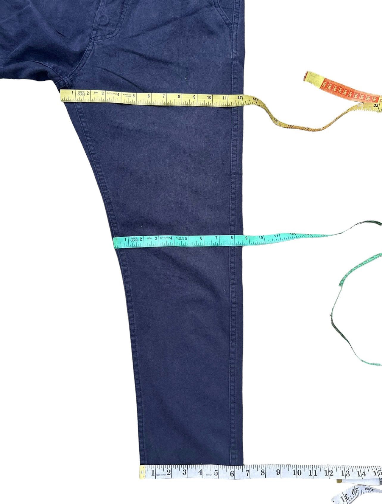 Bleu De Paname Fade French Indigo Blue de Paname France Cropped Work Pant Size US 31 - 4 Thumbnail