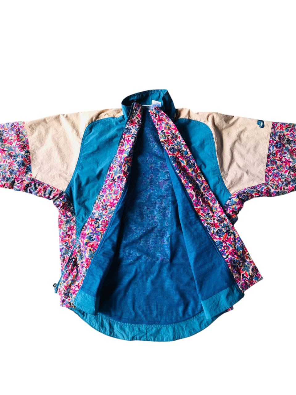 Nike × Vintage Vintage Nike Y2K Floral Light Jacket Size US S / EU 44-46 / 1 - 8 Thumbnail