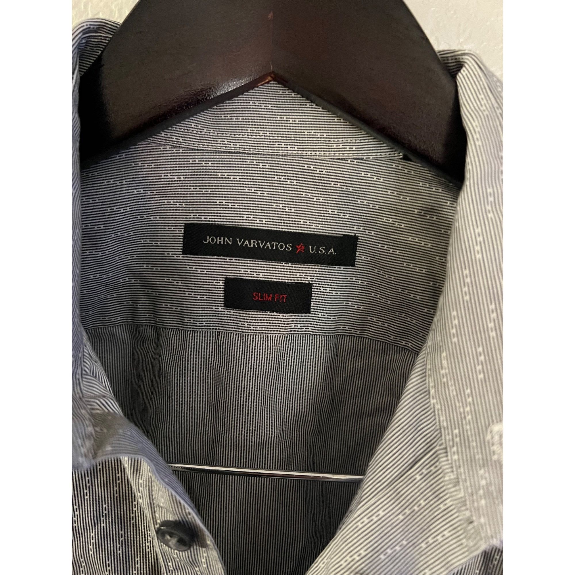 John Varvatos John Varvatos Long Sleeve Button Up Shirt - Size - 15 Size US S / EU 44-46 / 1 - 2 Thumbnail