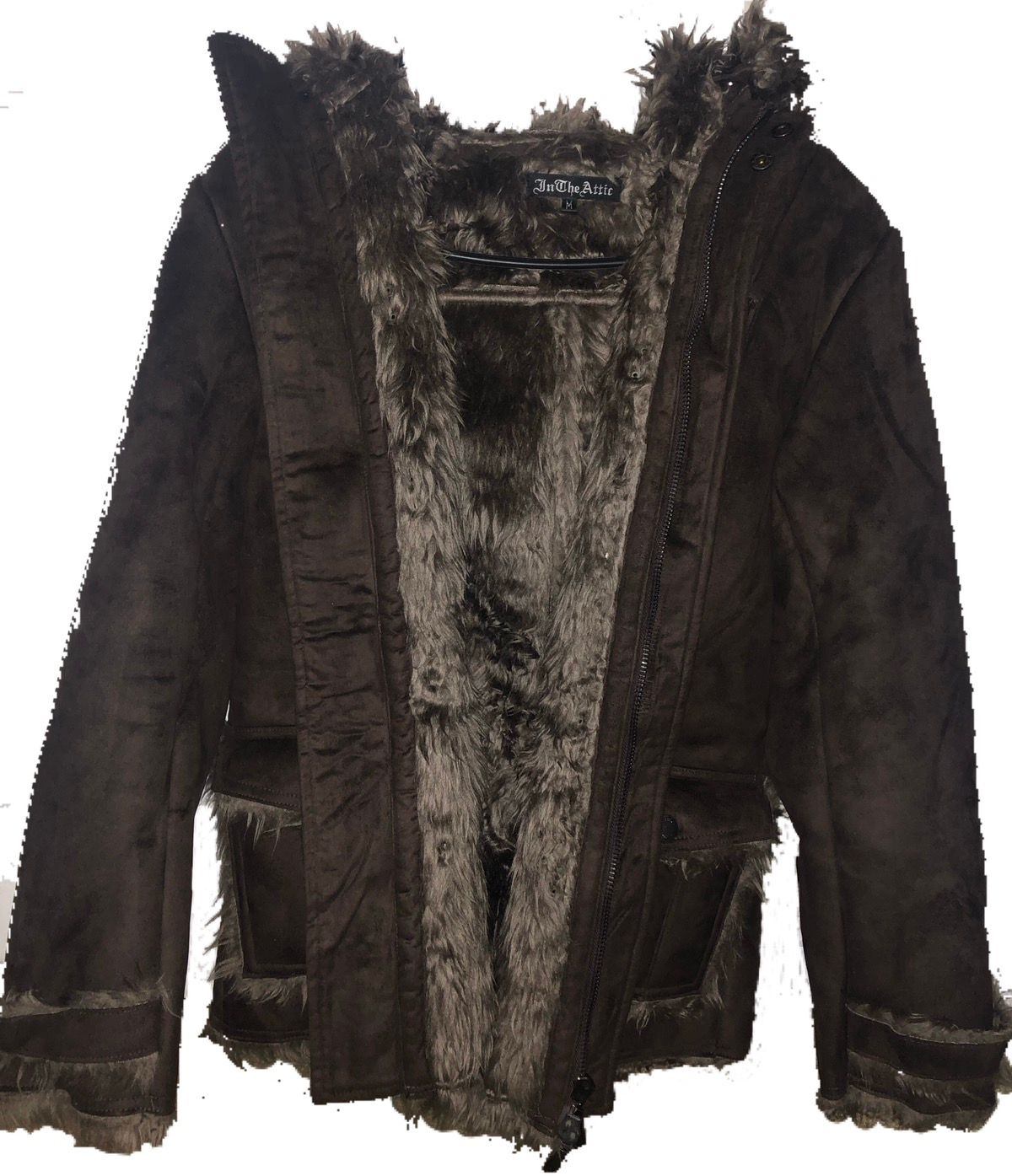 In The Attic Brown Fur Coat Size US M / EU 48-50 / 2 - 4 Thumbnail