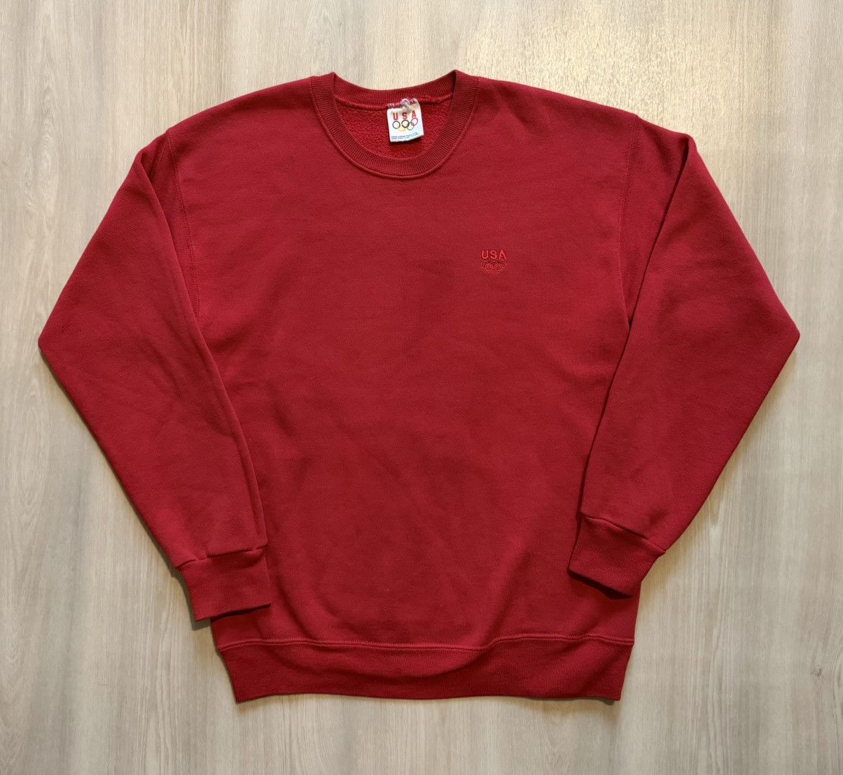 USA Olympics Vintage USA Olympic Embroidered Logo Crewneck Sz M Blank Size US M / EU 48-50 / 2 - 1 Thumbnail